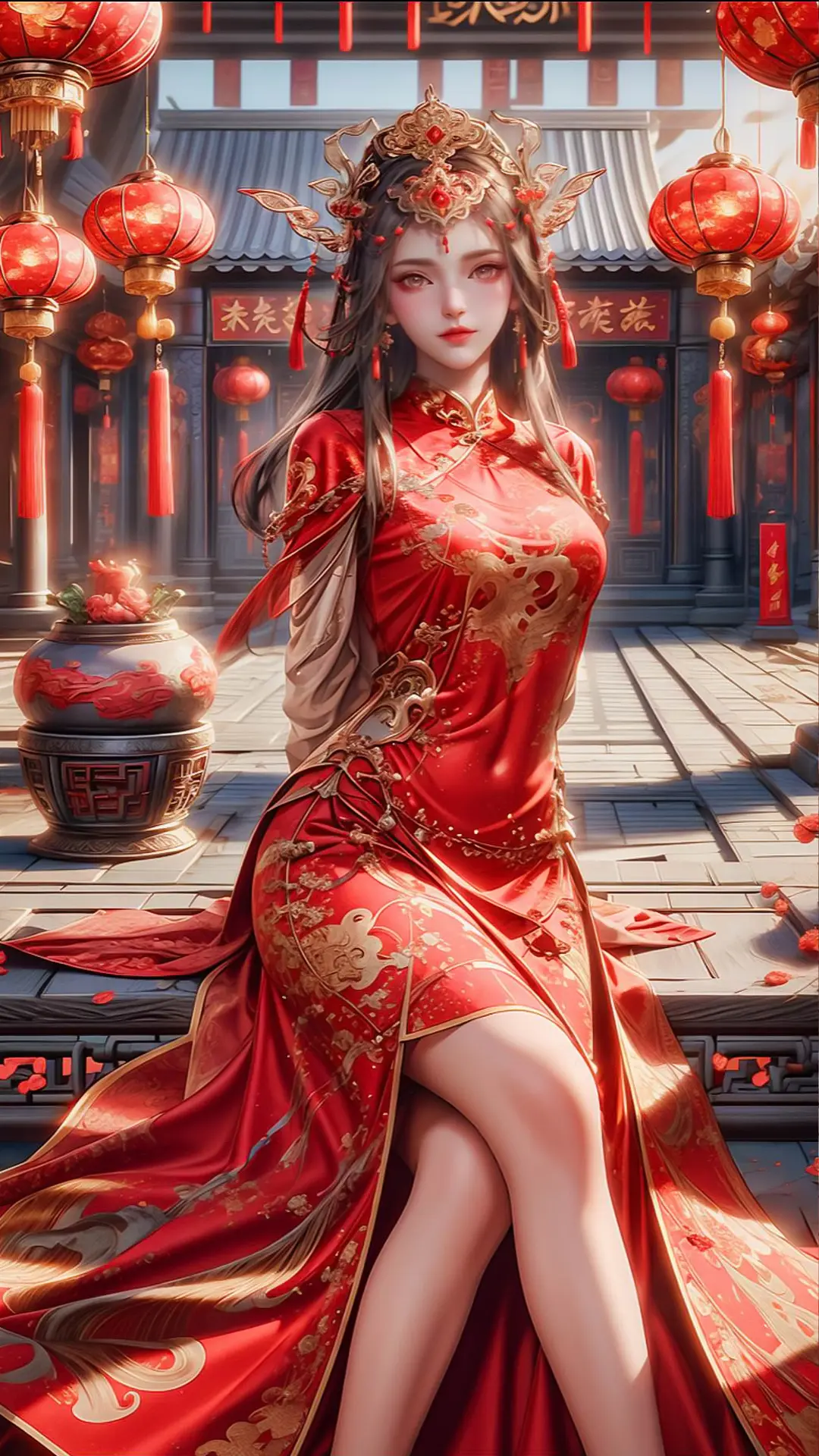 《斗罗大陆》动漫贺图ai高清手机壁纸:龙年到来,祝福满满 - 哔哩哔哩