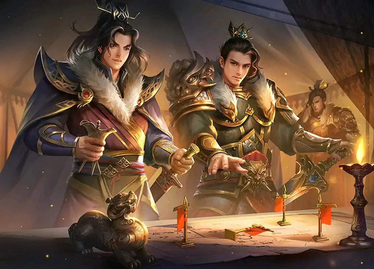 【飞鹰皮肤图鉴125】袁谭&袁尚(&袁熙)【群】