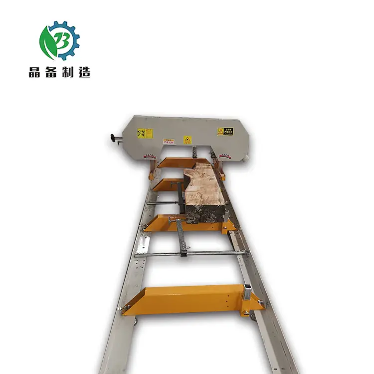 龙门卧式带锯机 木工移动式木材切板机 电动圆木开料机 - 哔哩哔哩