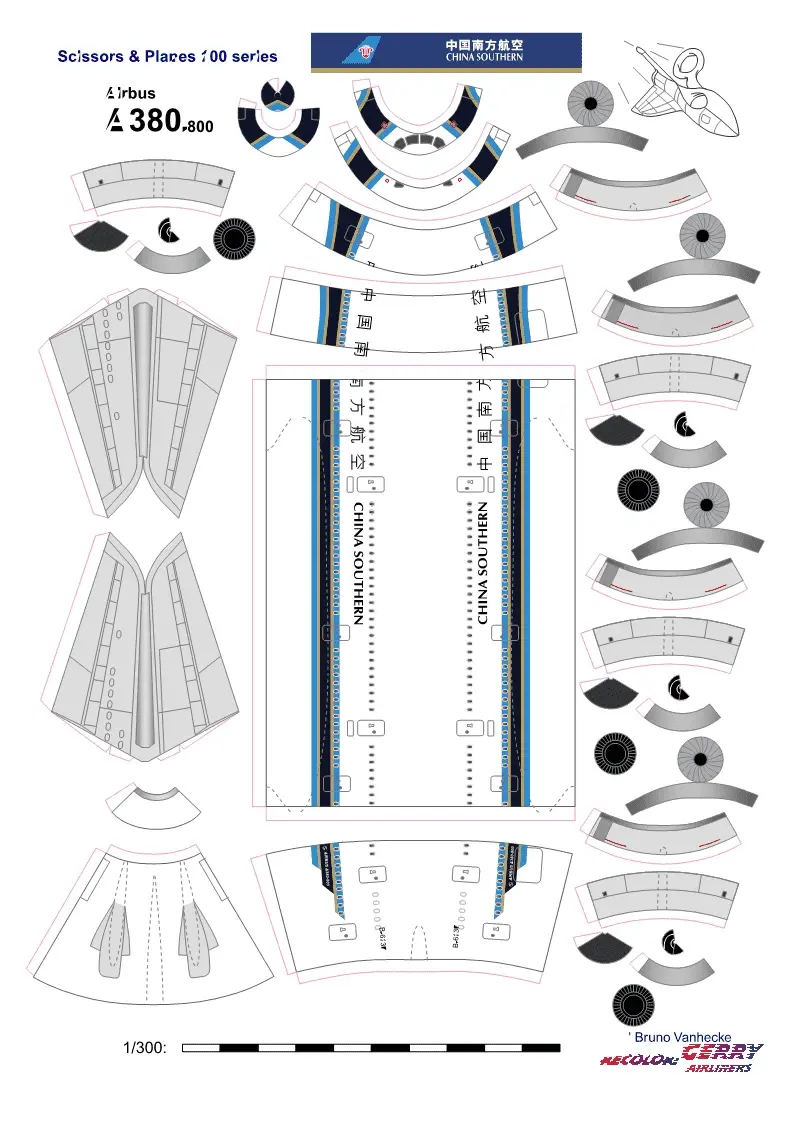 飞机纸模图纸大放送,一个关注即可拿走