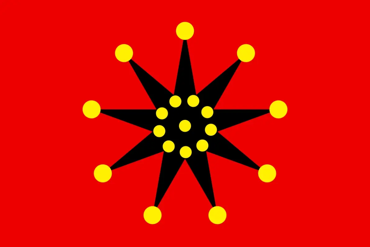 辛亥革命铁血十八星旗帜