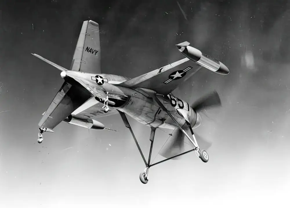 绰号"跳跳杆","鲑鱼",洛克希德xfv护航战斗机 - 哔哩哔哩