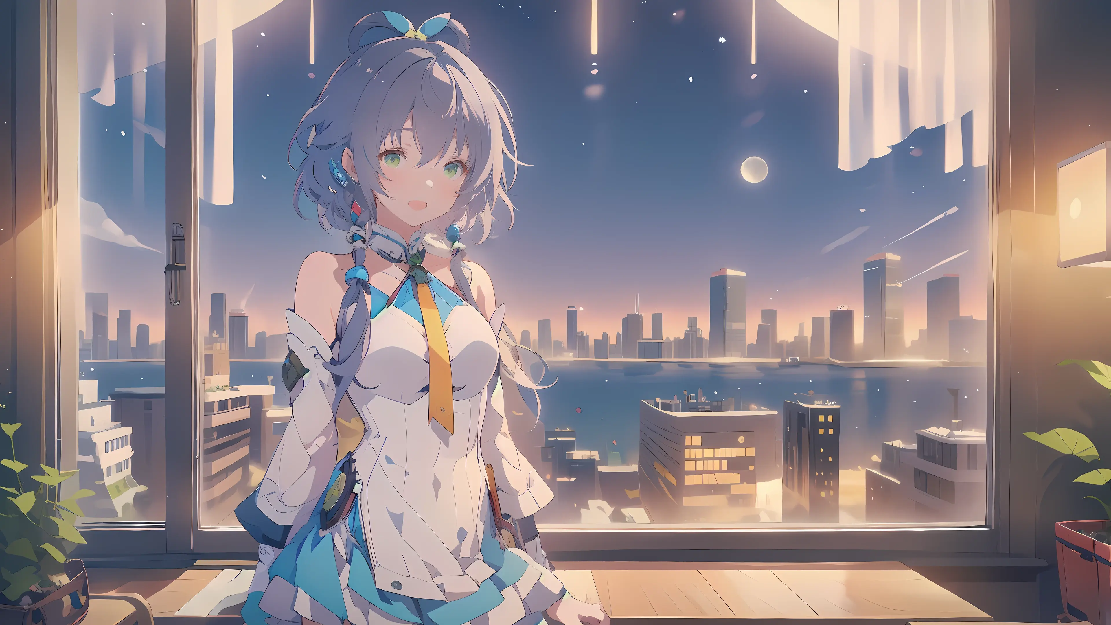 【洛天依ai绘画】夜