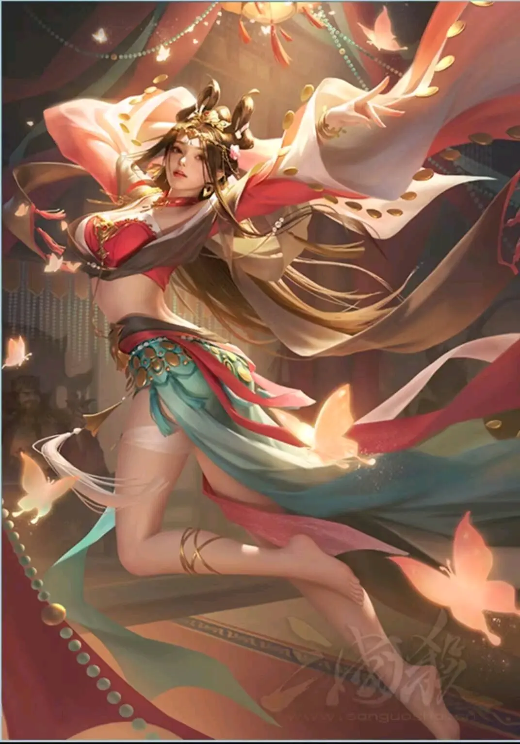 界限突破精修版原画标准版绝世的舞姬在《三国演义》中,貂蝉为东汉末