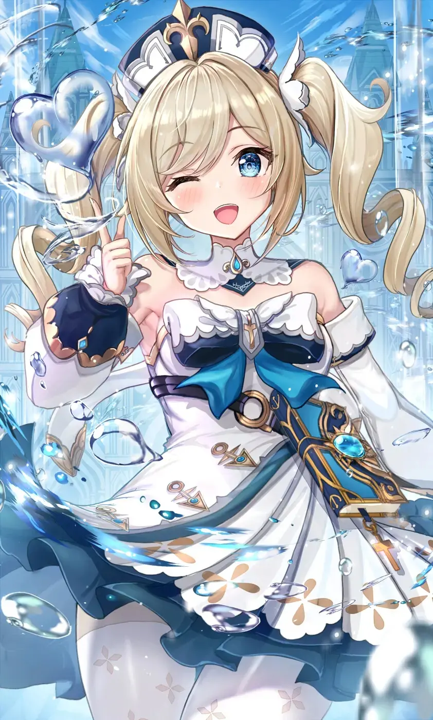 原神-蒙德-芭芭拉-美图壁纸头像分享 - 哔哩哔哩