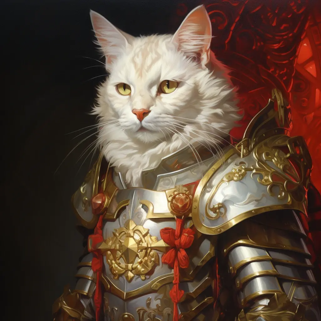 战士猫咪来了,铠甲加身!