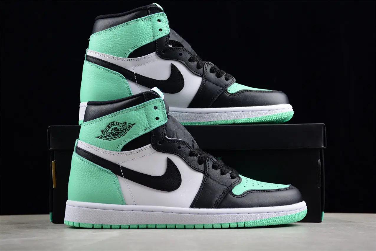 乔丹薄荷绿 air jordan 1 retro high green glow