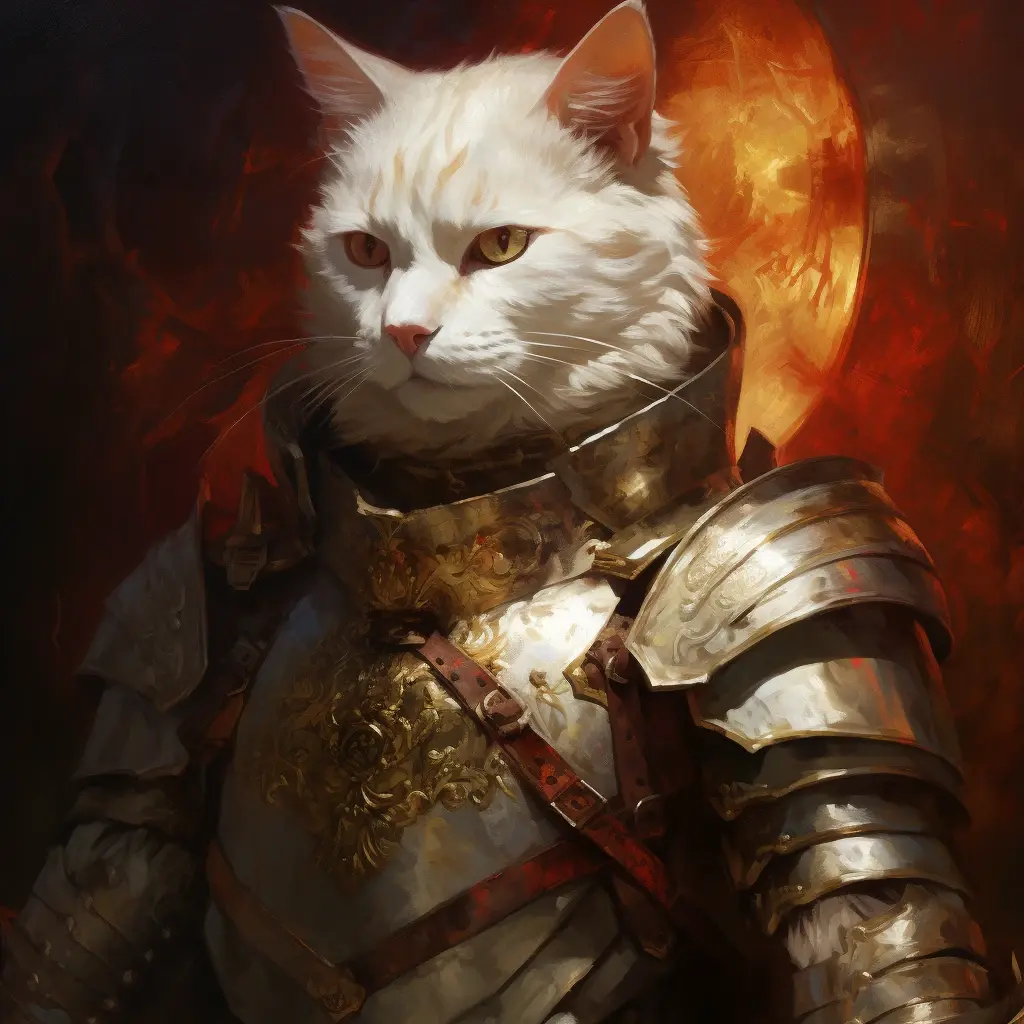 战士猫咪来了,铠甲加身!