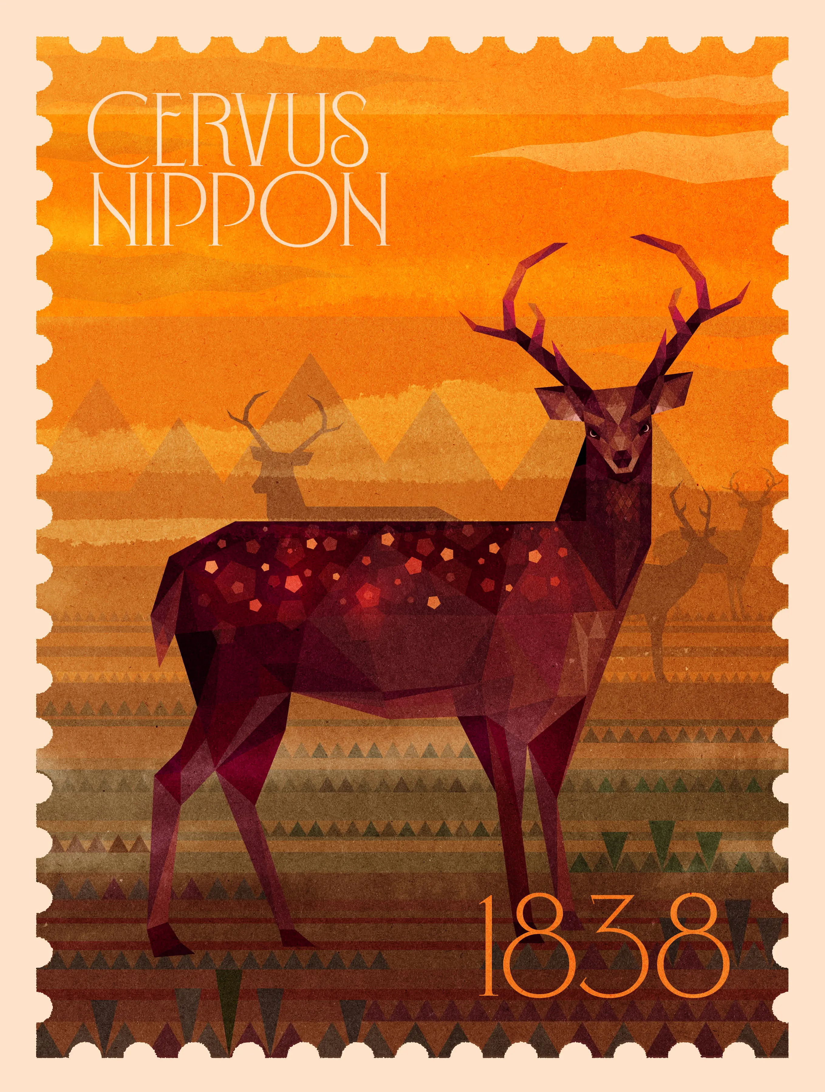 动物灵感下的邮票设计艺术