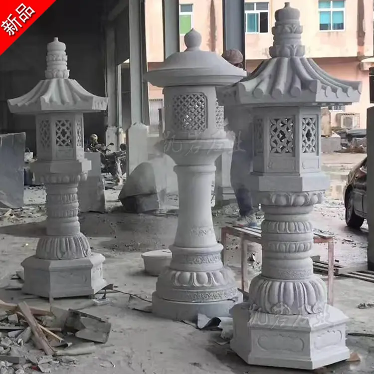 惠安石雕——精雕石雕灯笼图集欣赏