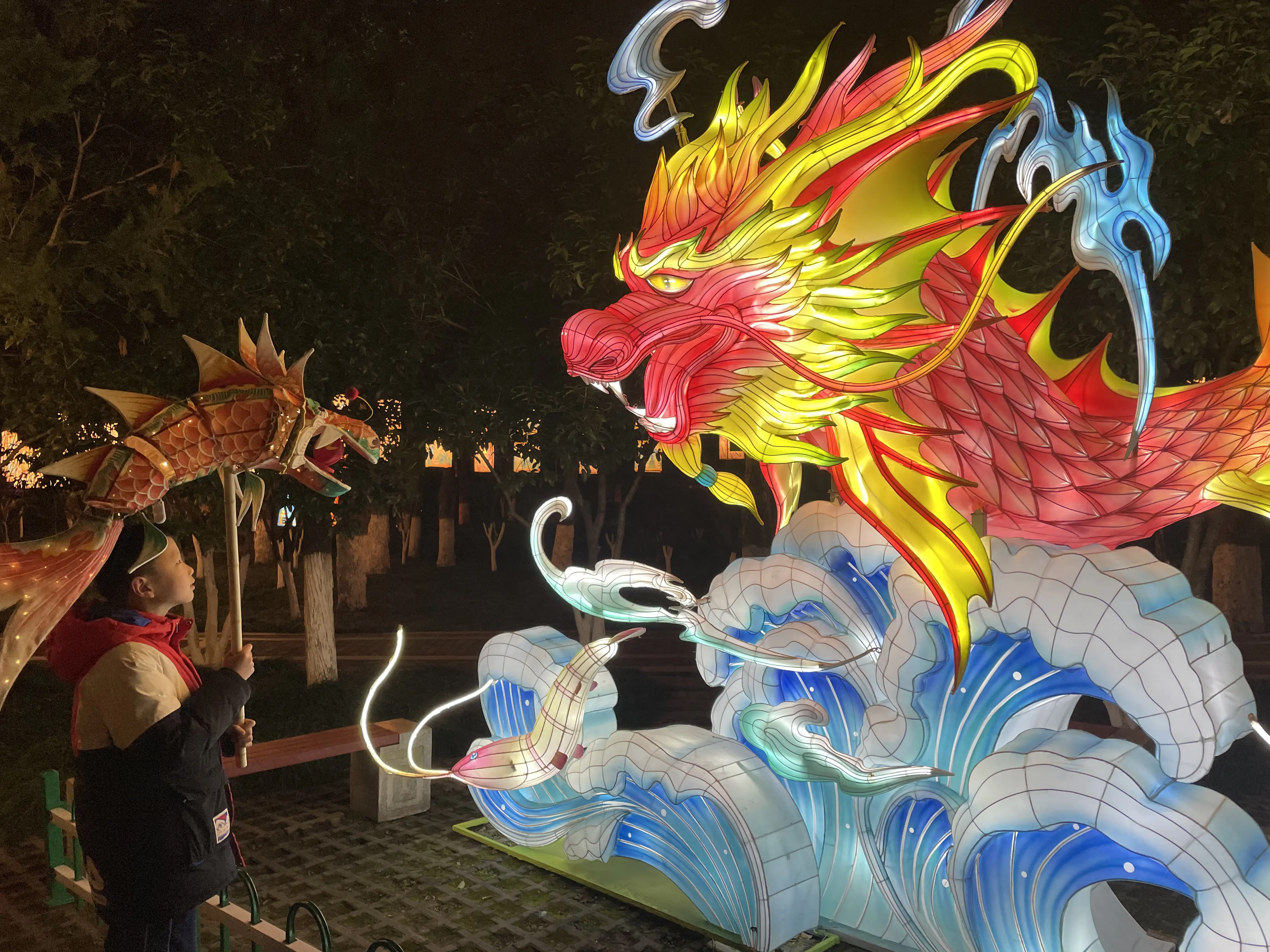 2024龙年春节·鳌鱼灯·白鹭洲寻龙·金陵寻龙记 - 哔哩哔哩