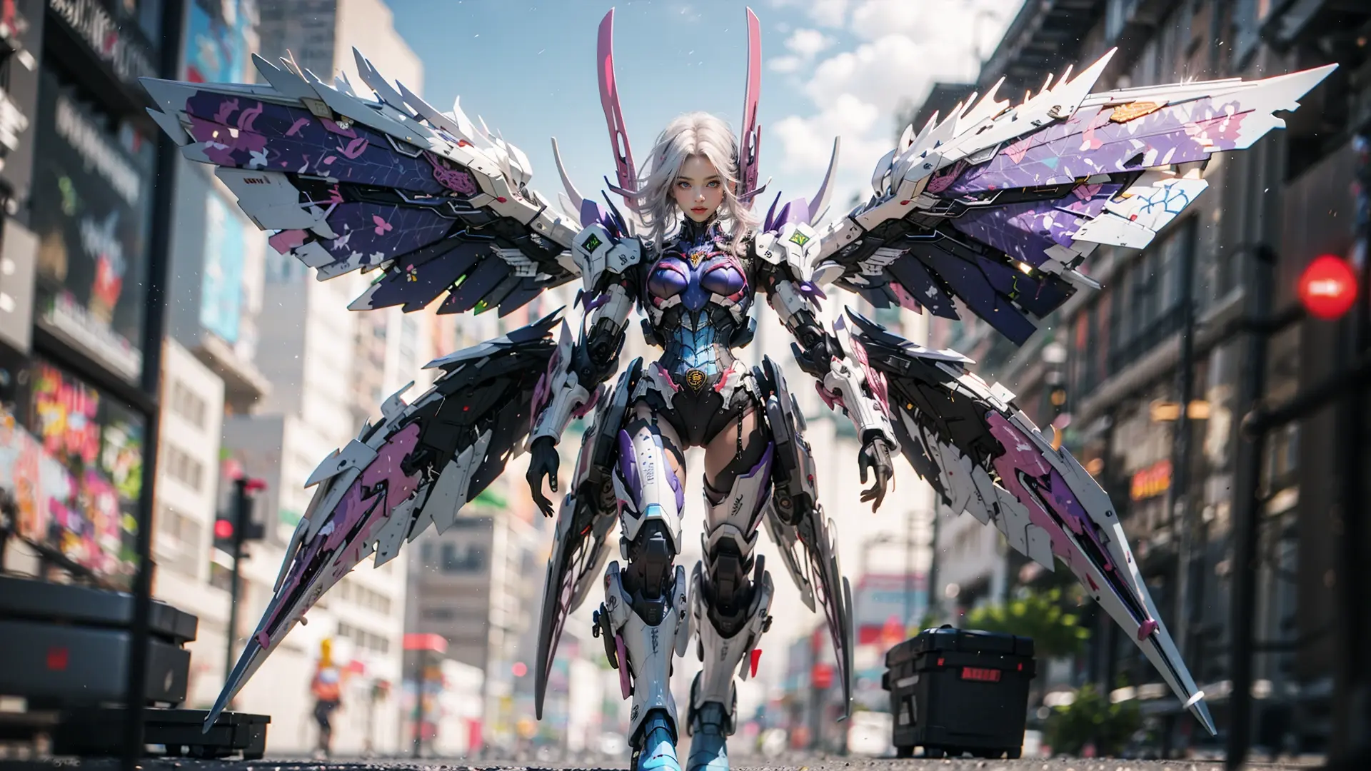 帅气的机甲!机娘