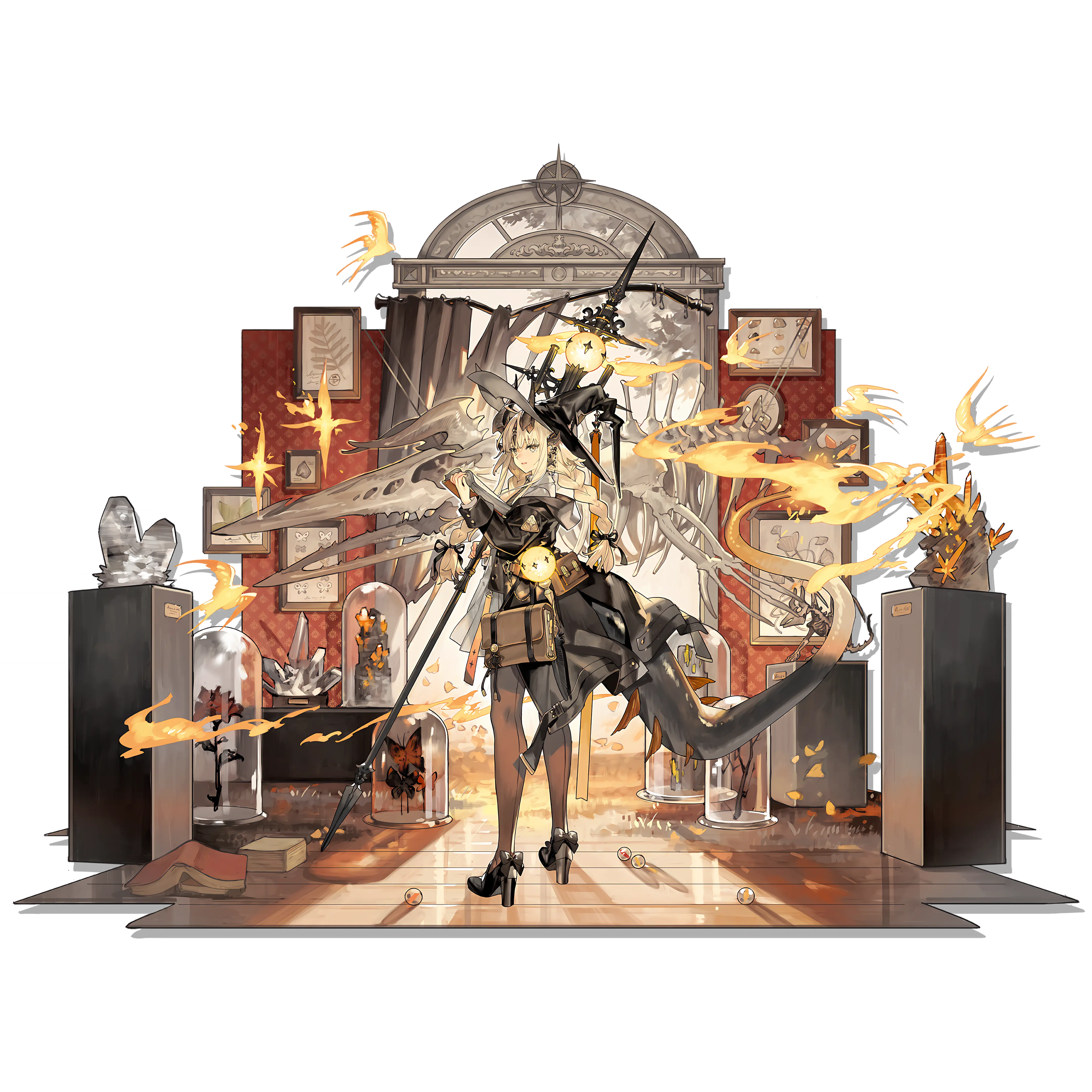 【画质提升】明日方舟新增服饰//博物 - 焰影苇草 - 哔哩哔哩
