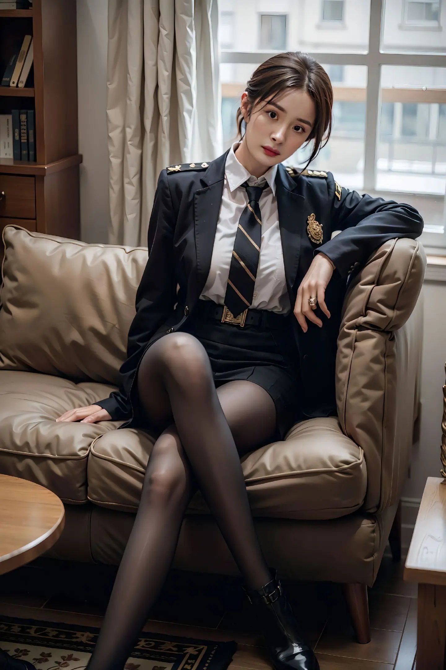 制作的一组漫画警花制服的杨幂 ,你爱了吗