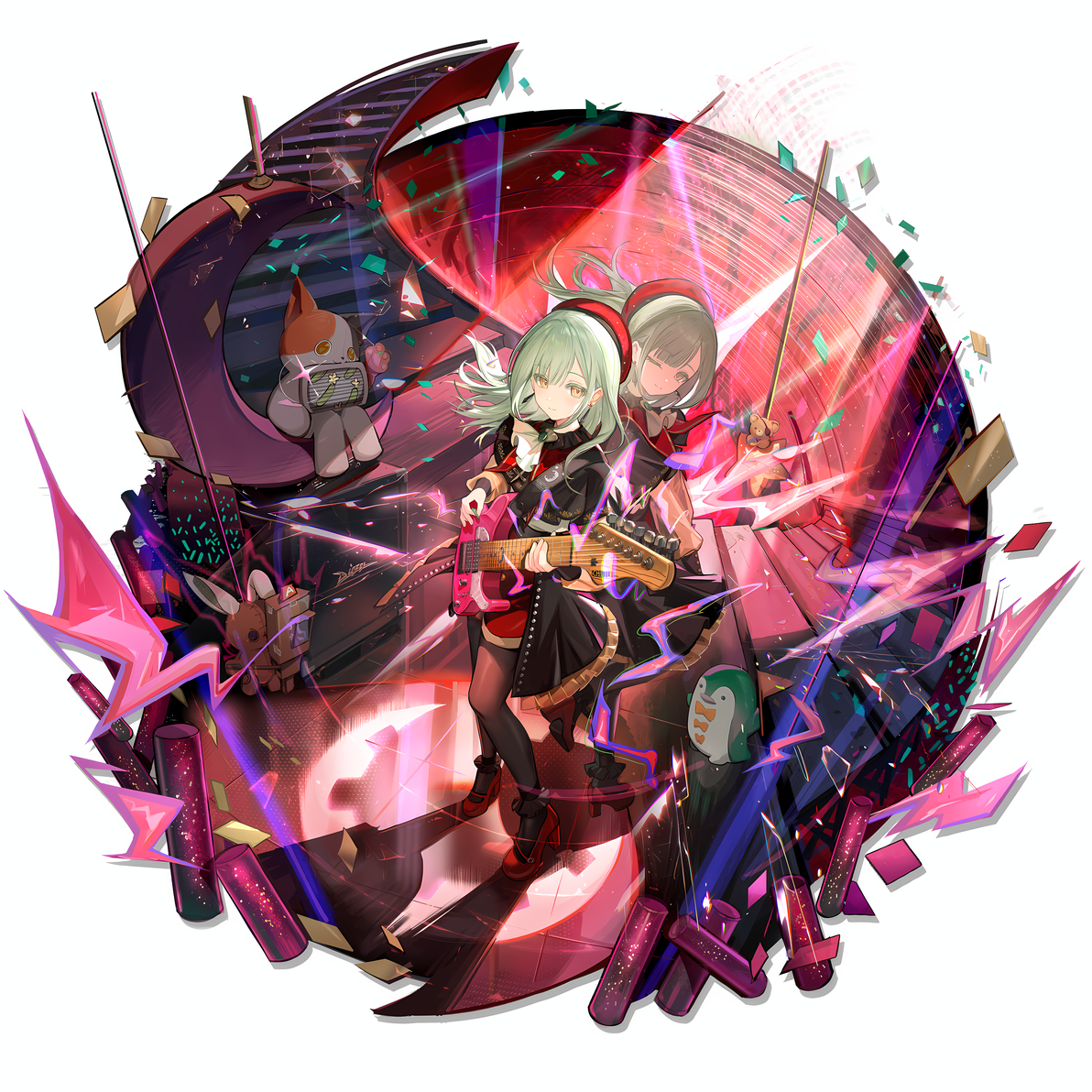 【明日方舟/画质提升】Ave Mujica立绘(含皮肤)+cg画质提升 - 哔哩哔哩