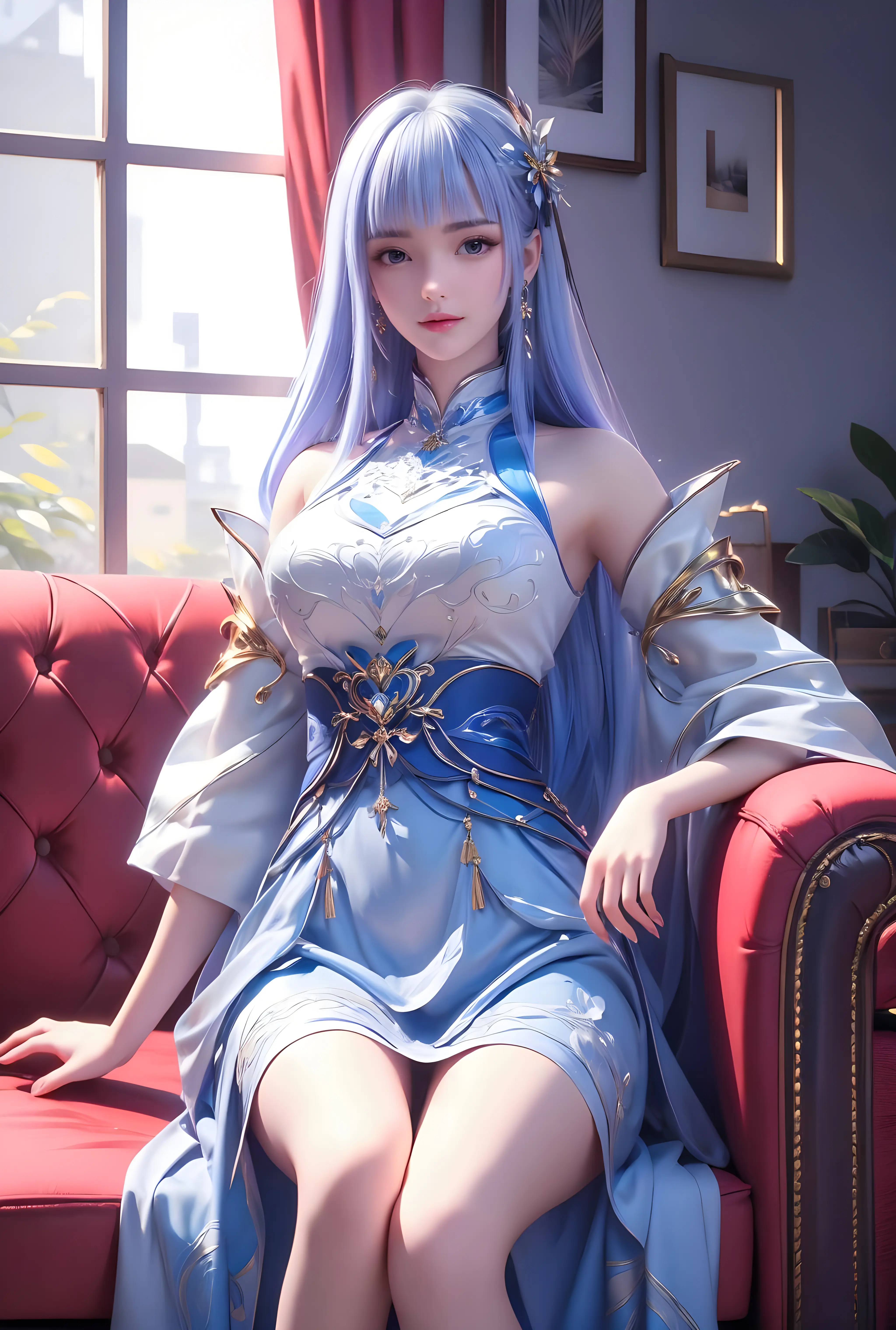 百炼成神小蝶ai全屏高清手机壁纸:宁雨蝶的分魂灵身