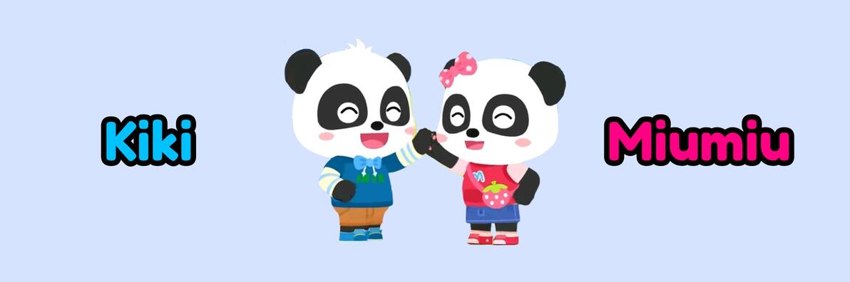 The 2 Main Characters in BabyBus：Kiki and Miumiu - 哔哩哔哩
