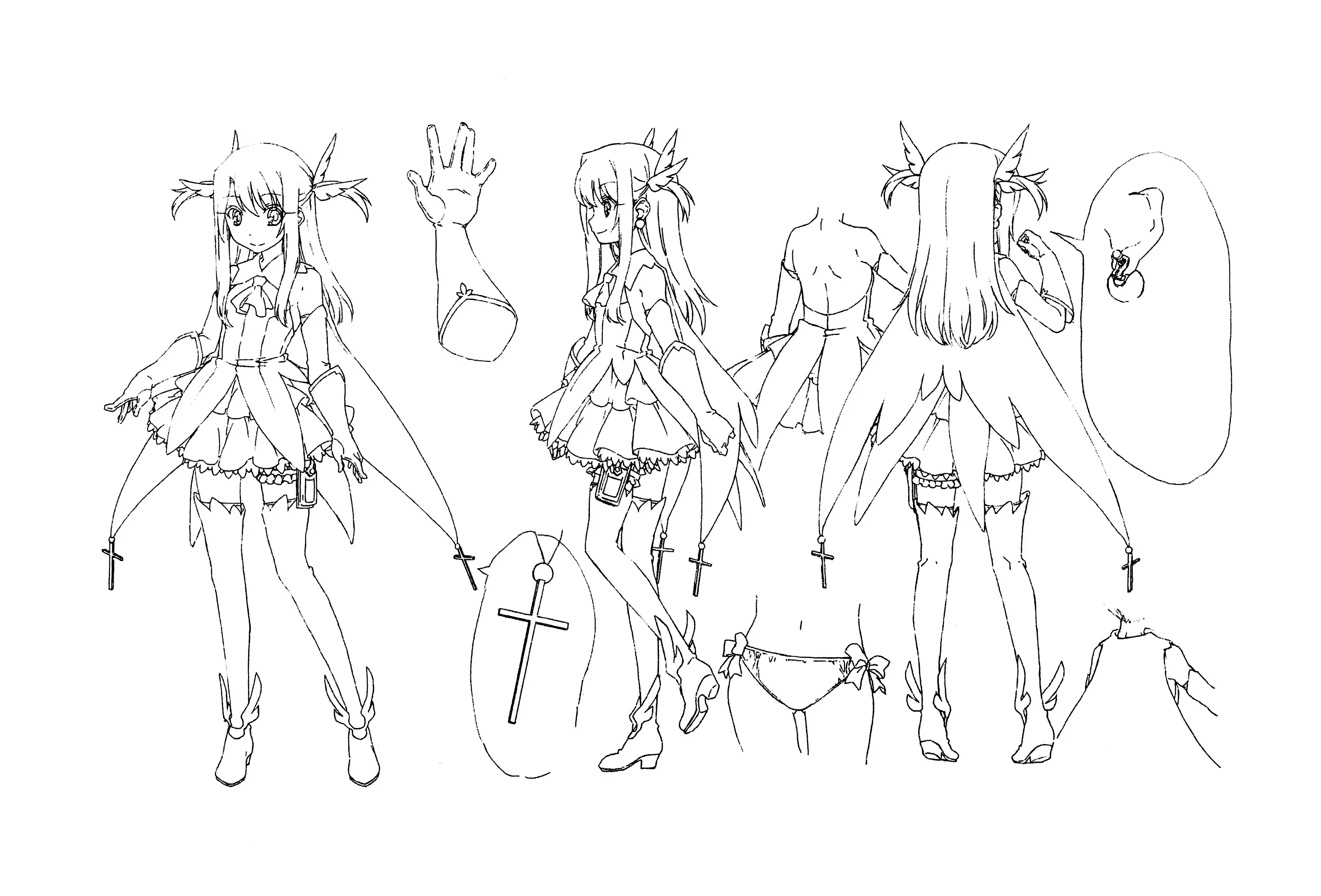 【魔法少女伊莉雅】剧场版设定集 动画资料设定线稿集