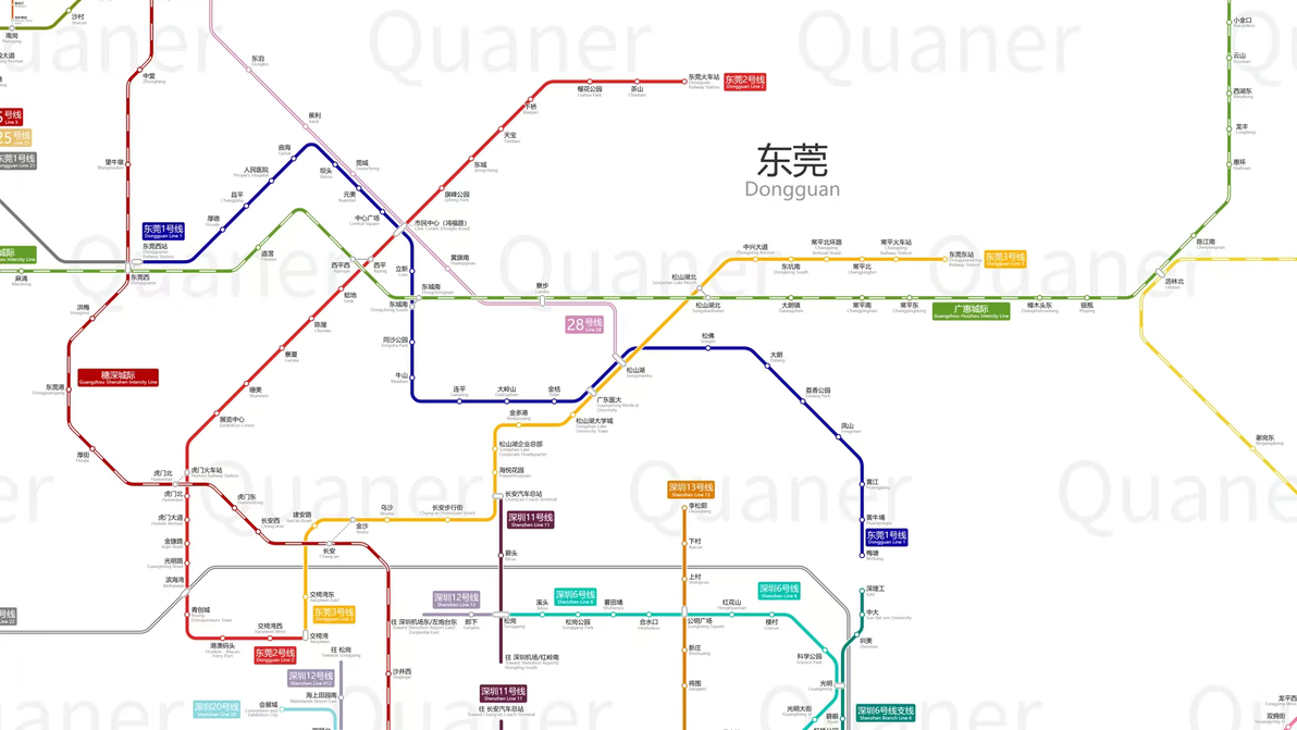 广州地铁线路规划图2035+ (附下载链接) - 哔哩哔哩