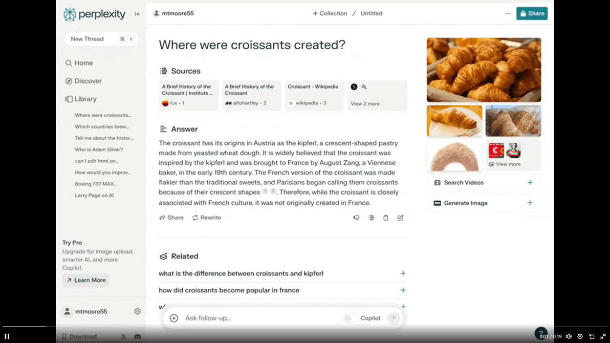 AI时代用户体验的巅峰：Perplexity - 哔哩哔哩