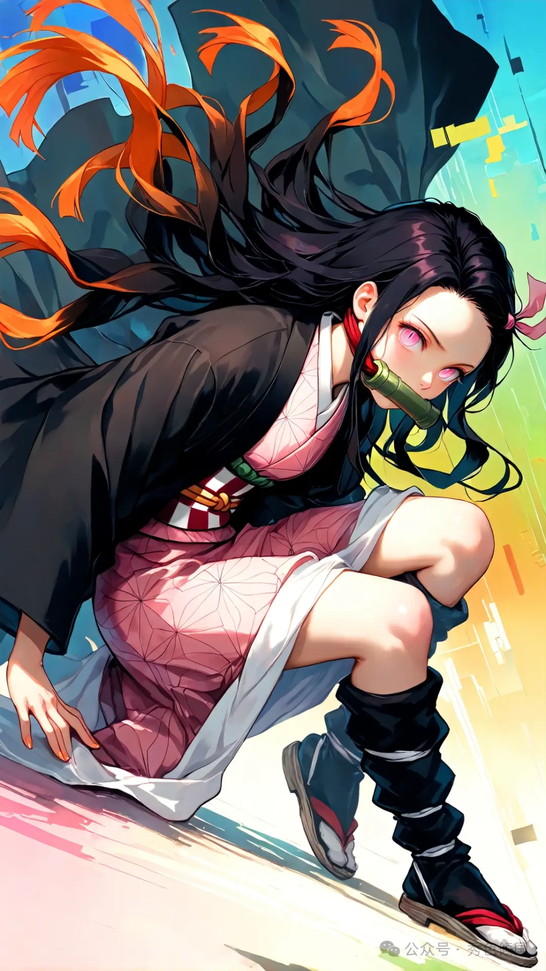 可萌可战的凶鬼少女灶门祢豆子from鬼灭之刃