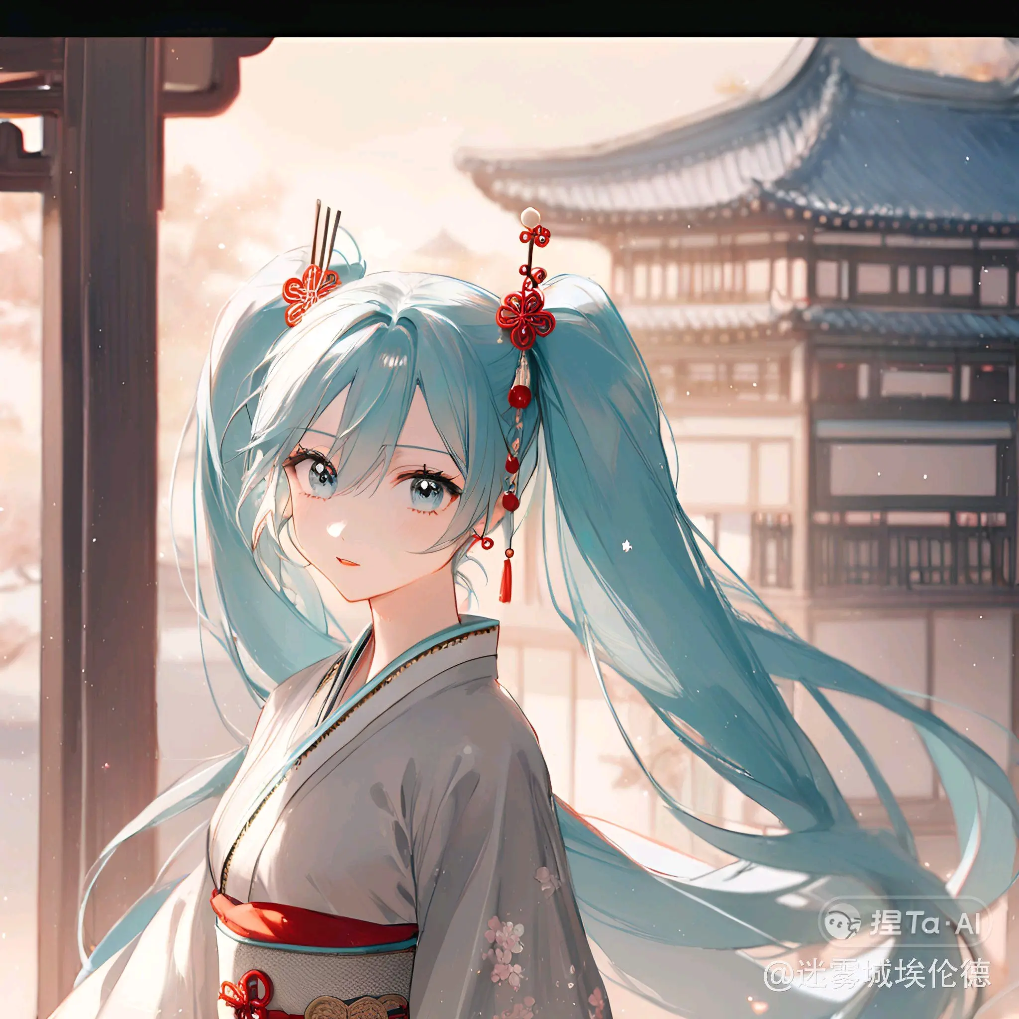 梦幻初音未来古装图片