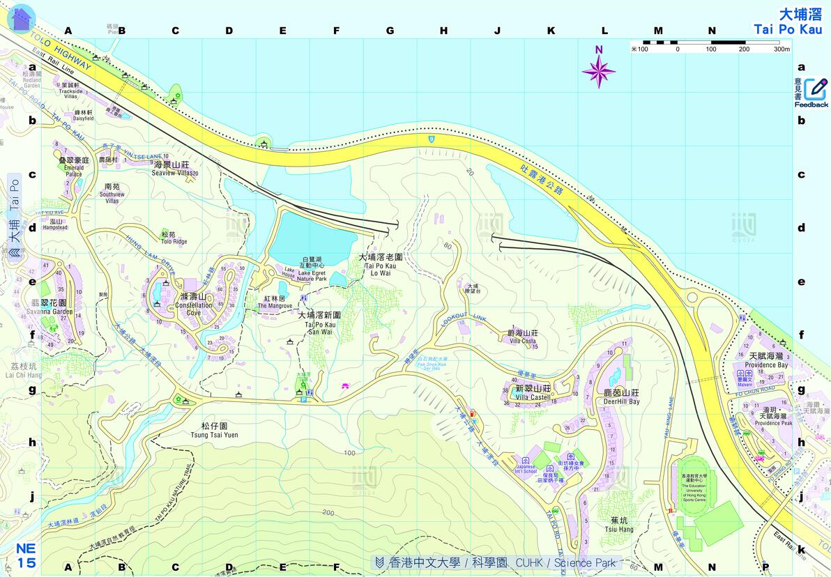 香港特别行政区（西贡区、沙田区、大埔区、北区）行政区划超级详细全要素地理地图 - 哔哩哔哩