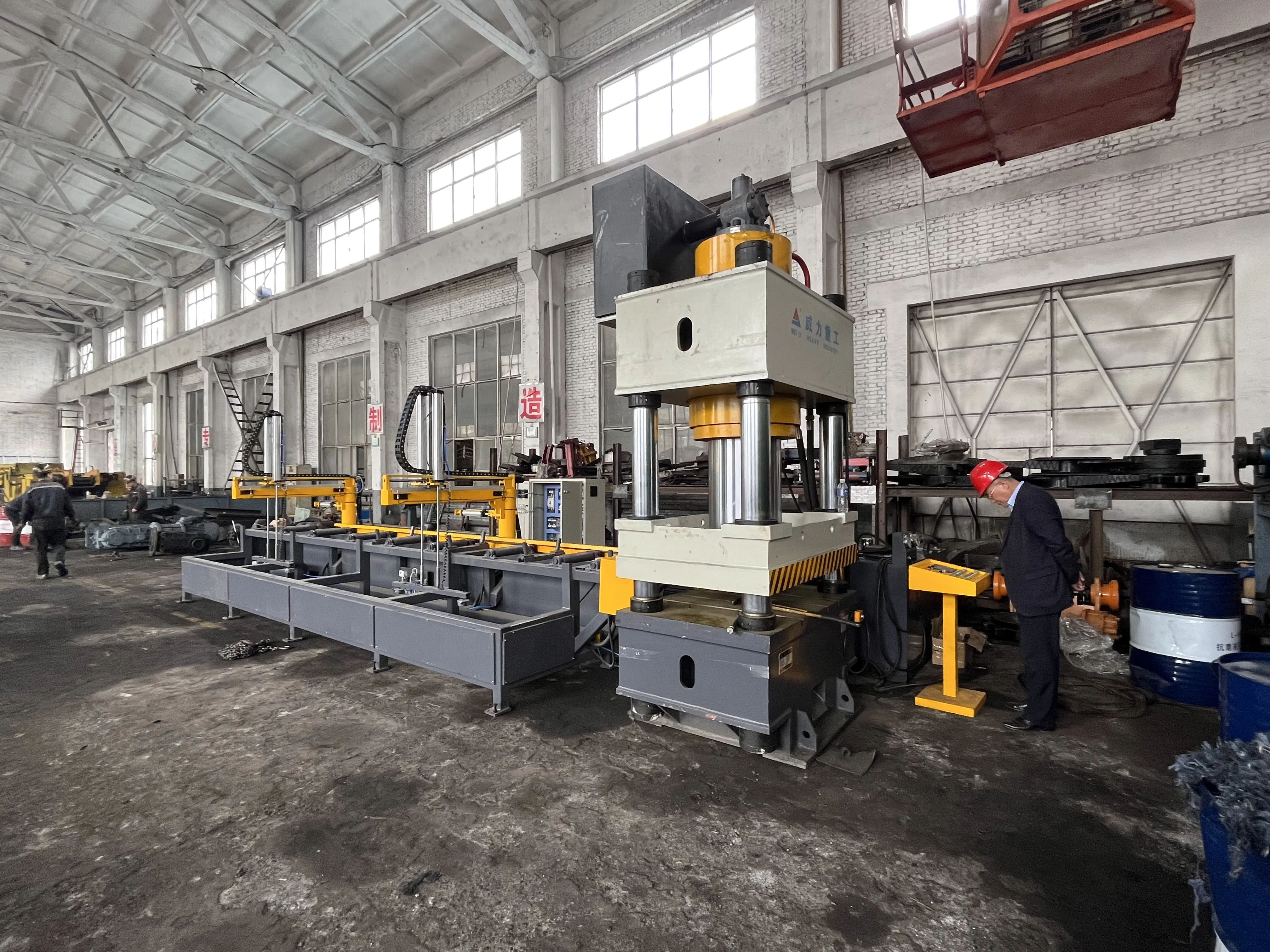 锚杆托盘生产线(630吨液压机,锚杆托盘模具)