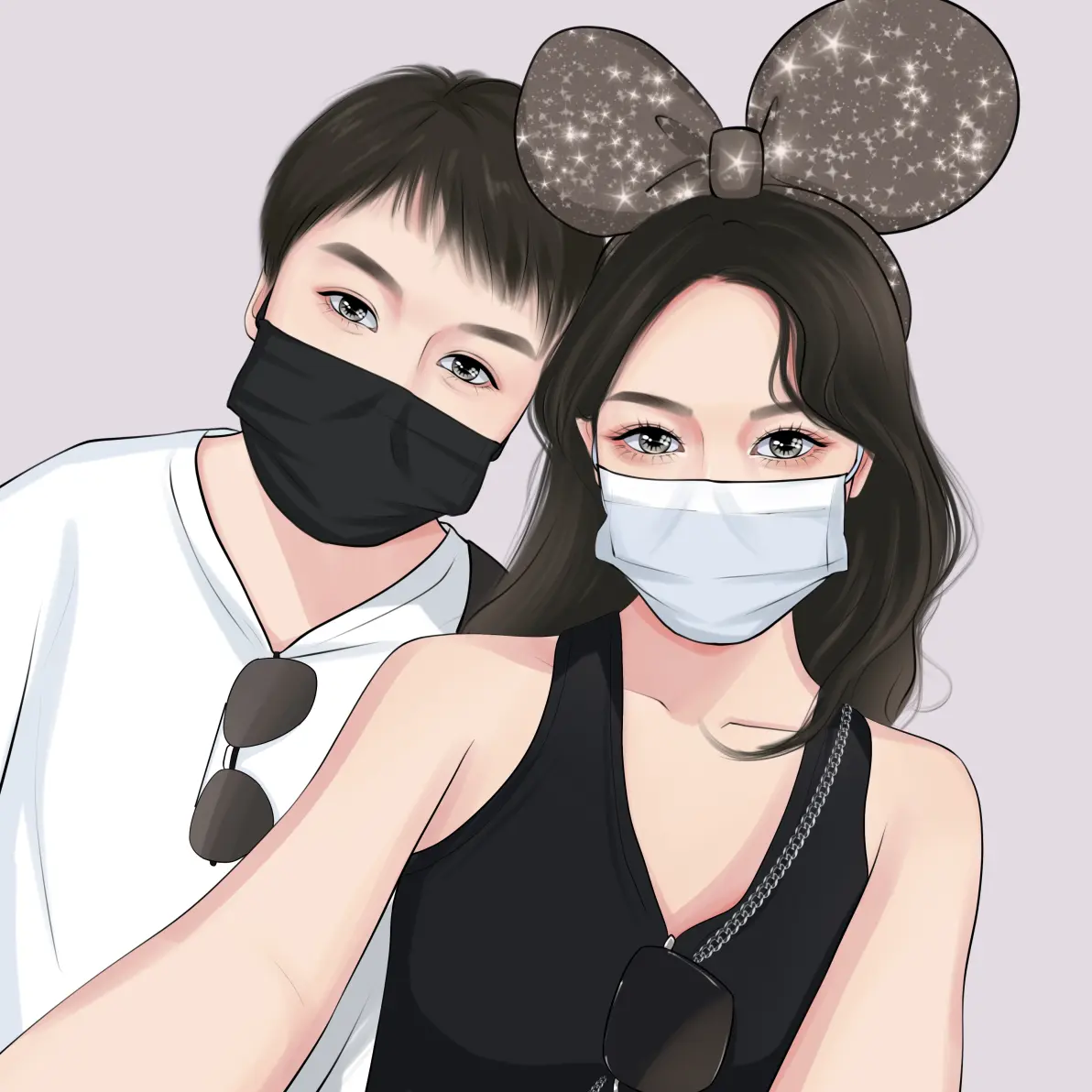 情侣头像二人专用,运气旺的微信头像图片