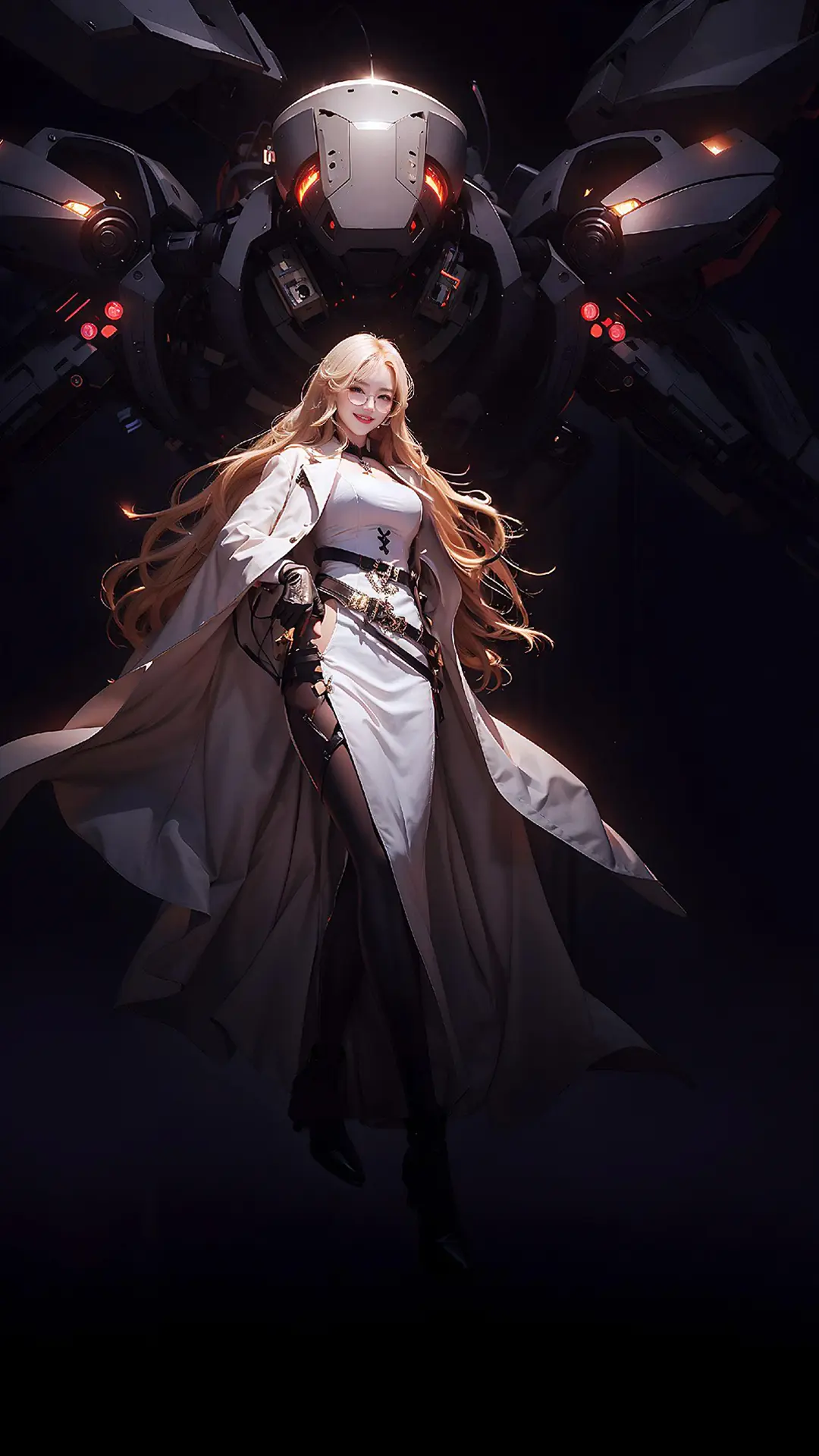 动漫女神ai绘画|《地下城与勇士》女机械师4k高清手机壁纸