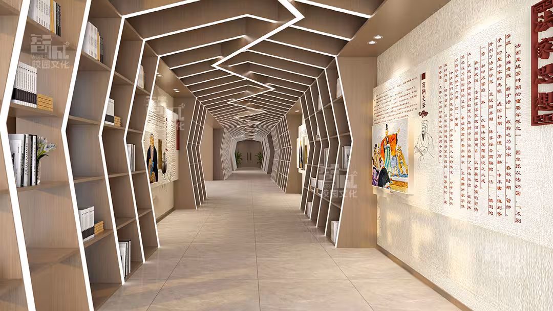 校园文化墙建设-校园走廊文化墙建设设计方案-学校文化长廊建设设计