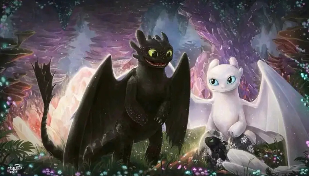 无牙仔和光煞壁纸