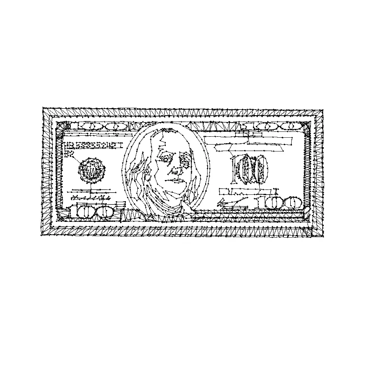 100 美元钞票图案 - 哔哩哔哩