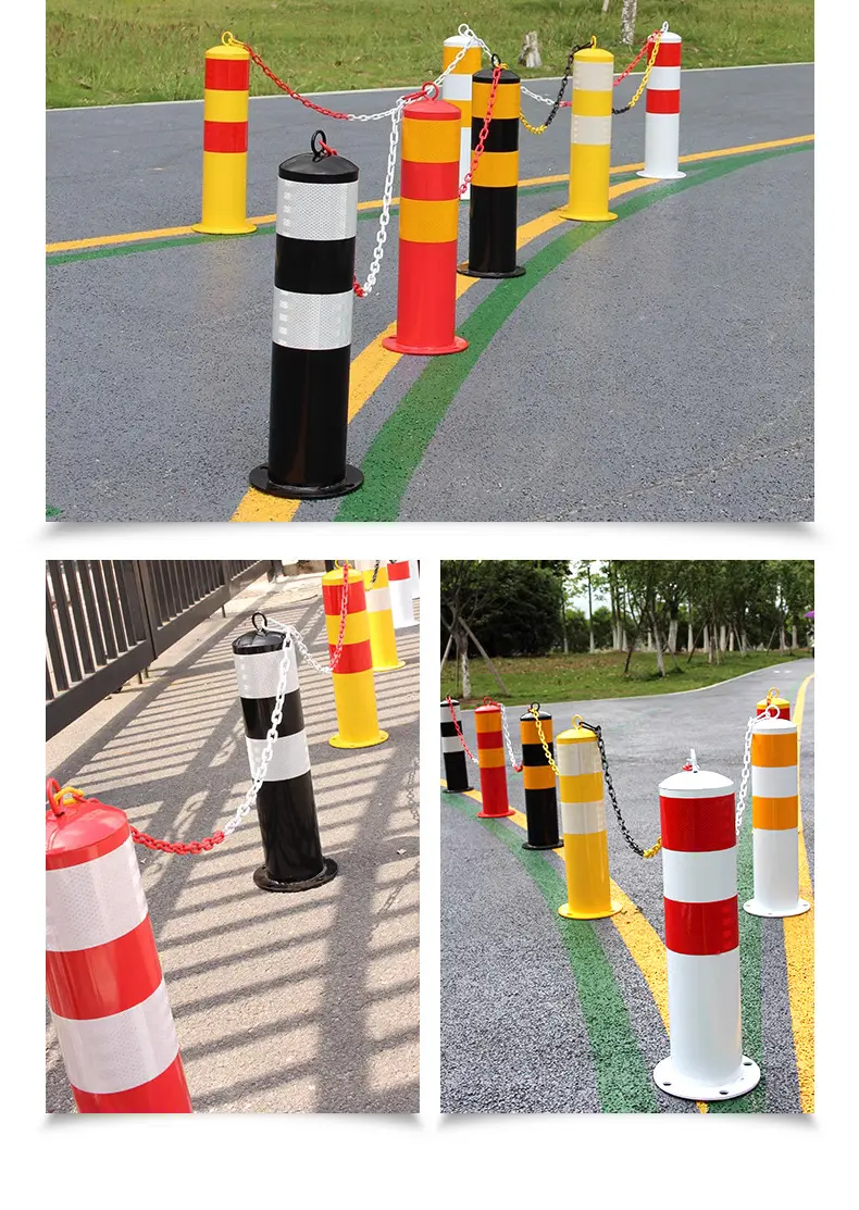 钢管警示桩(钢管警示柱) - 哔哩哔哩