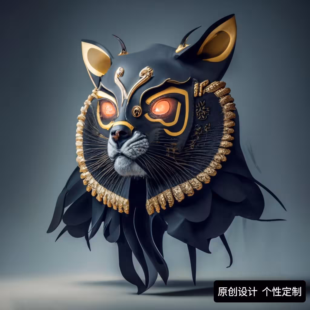 山海经神兽面具狸力面具