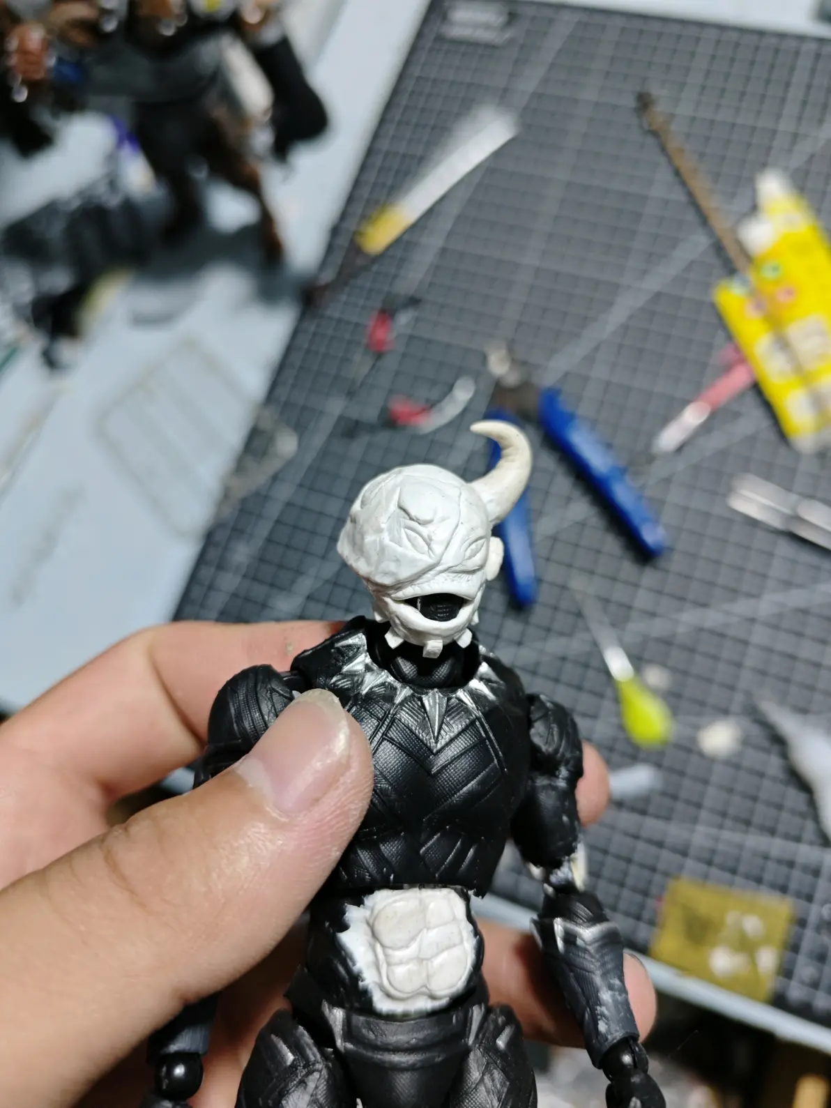 自制铠甲勇士刑天幽冥魔