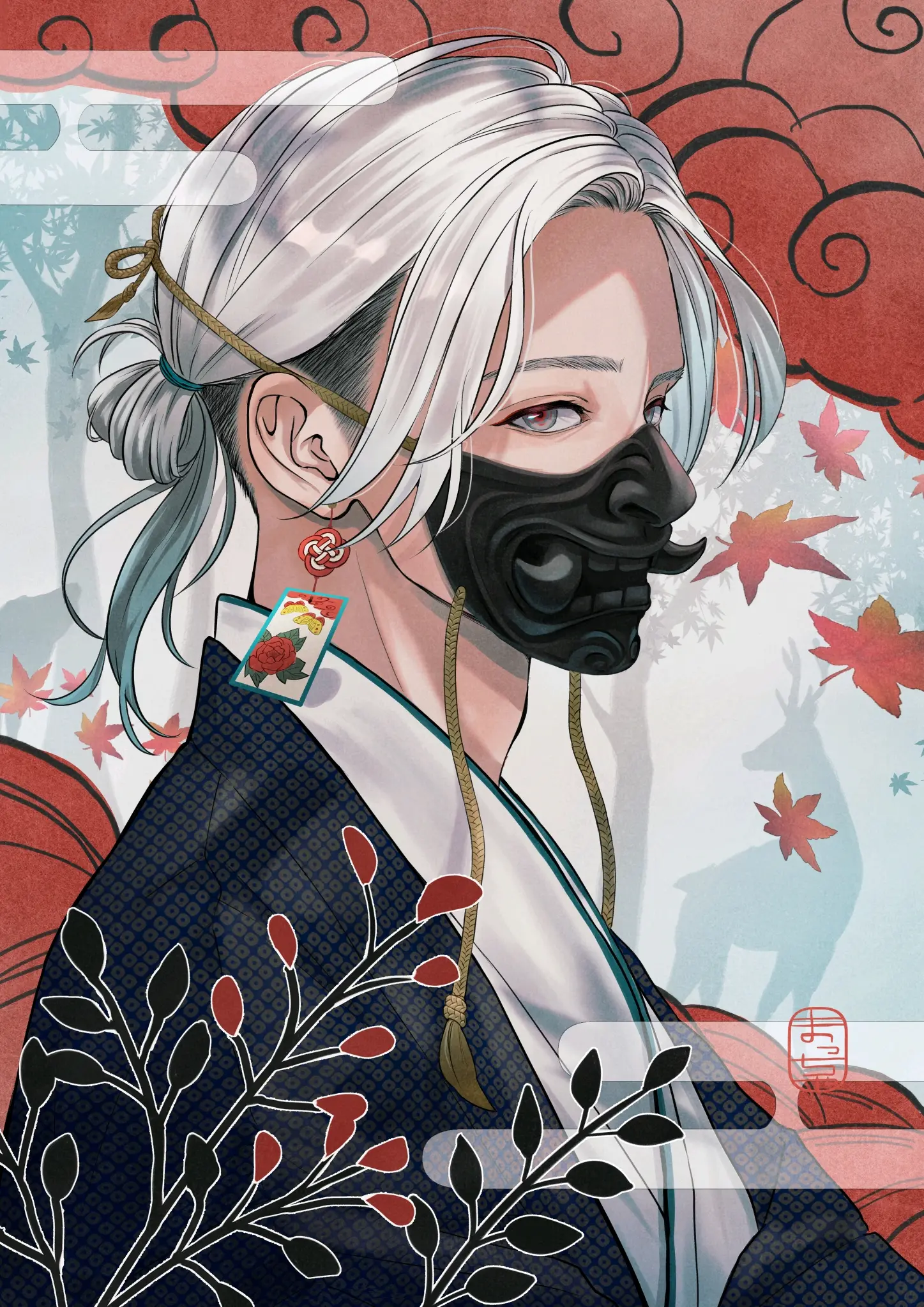 和服男子插画特辑