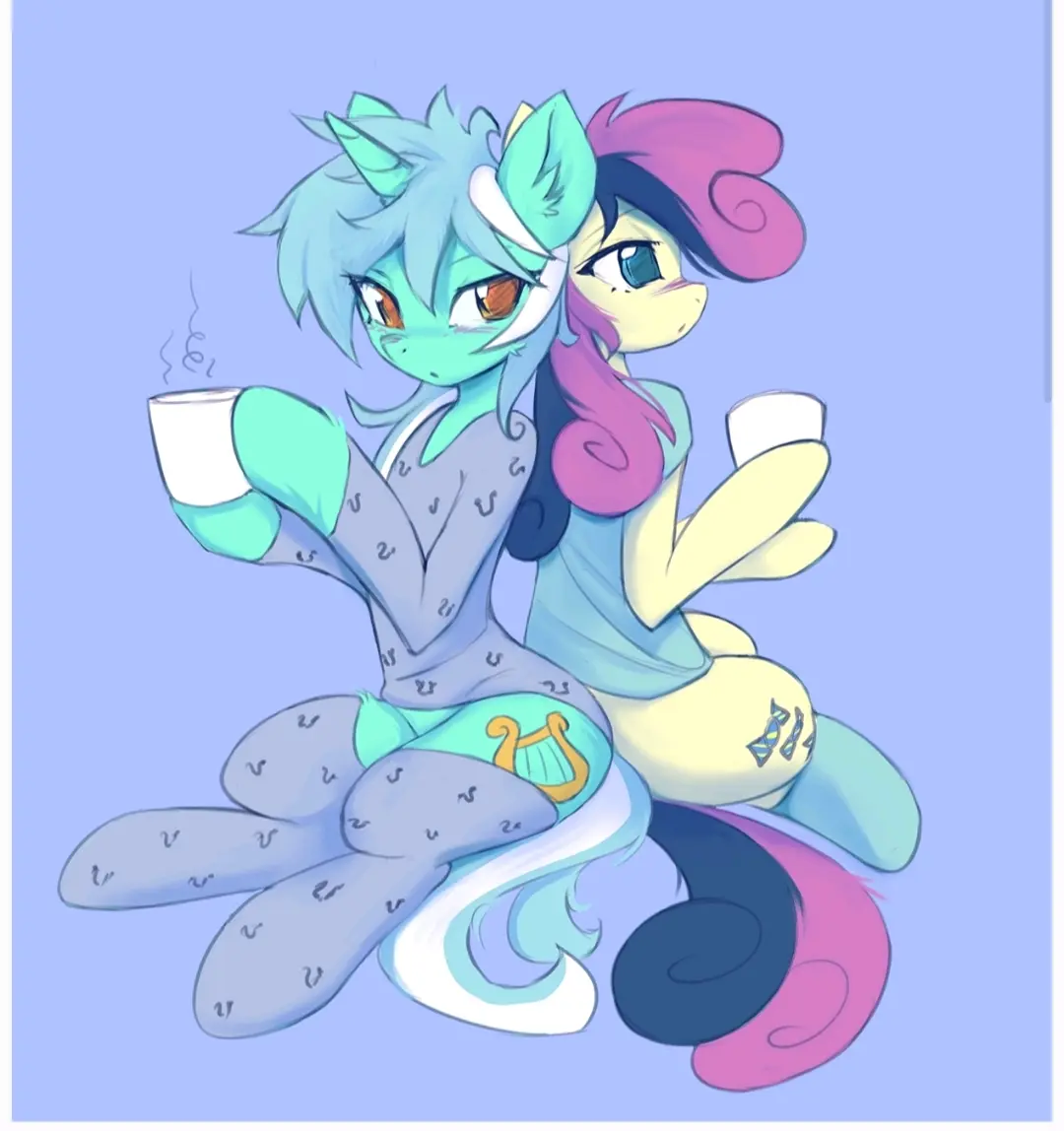 背景小马天琴心弦图集