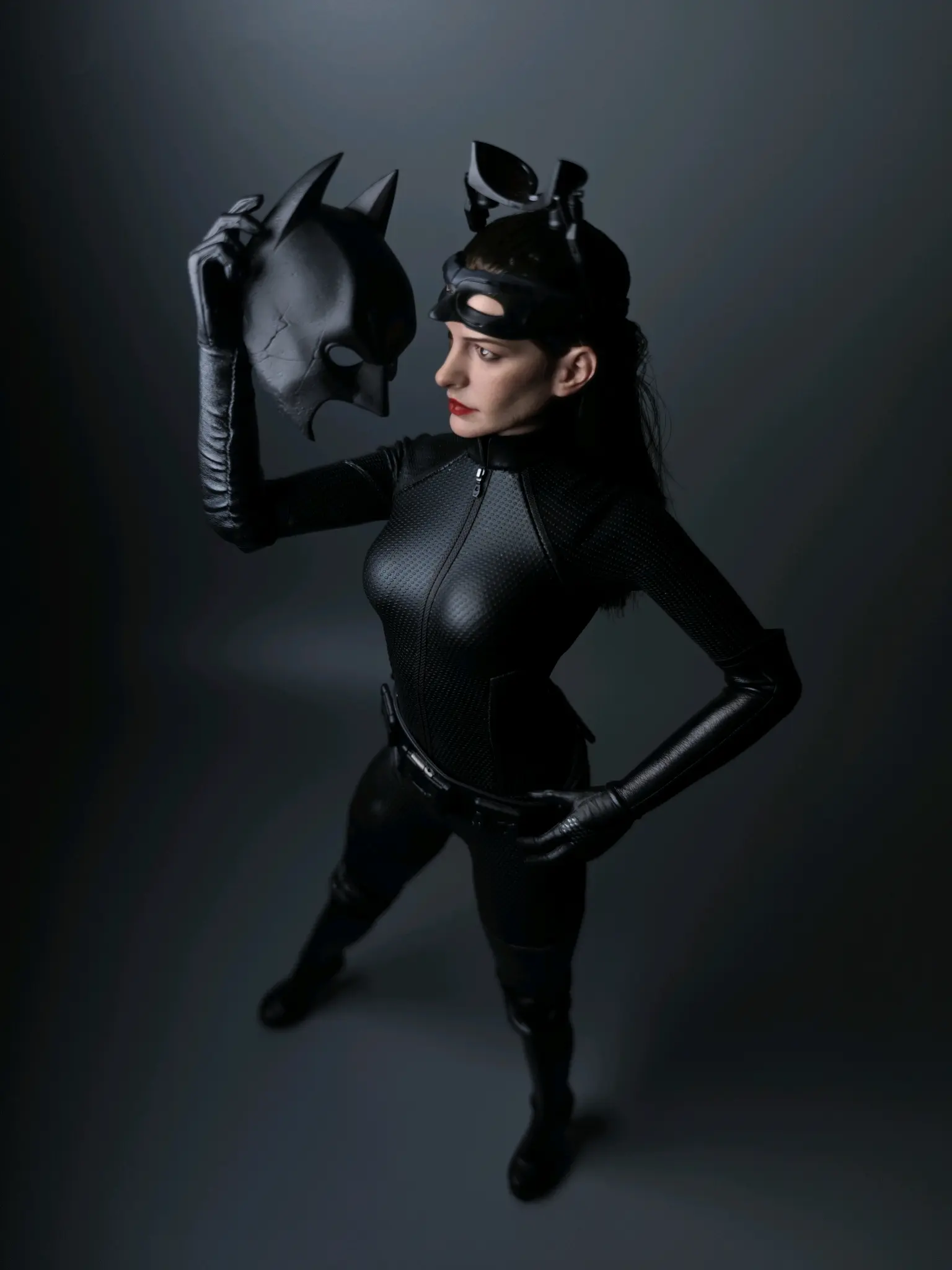 【玩具摄影】猫女2.0重启版hottoys 蝙蝠侠 mms627