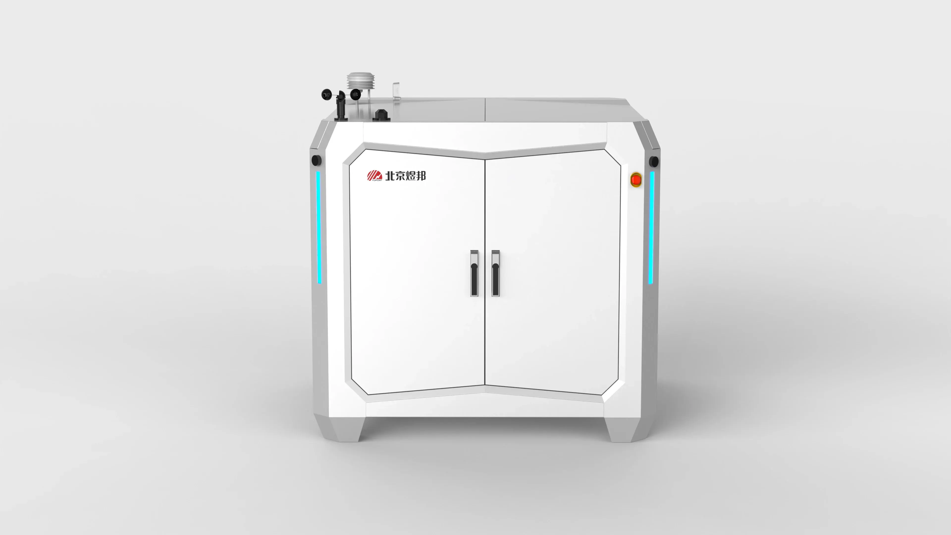 【璞新设计】案例|电力无人机巡检机器人充电站无人机巡检机库产品