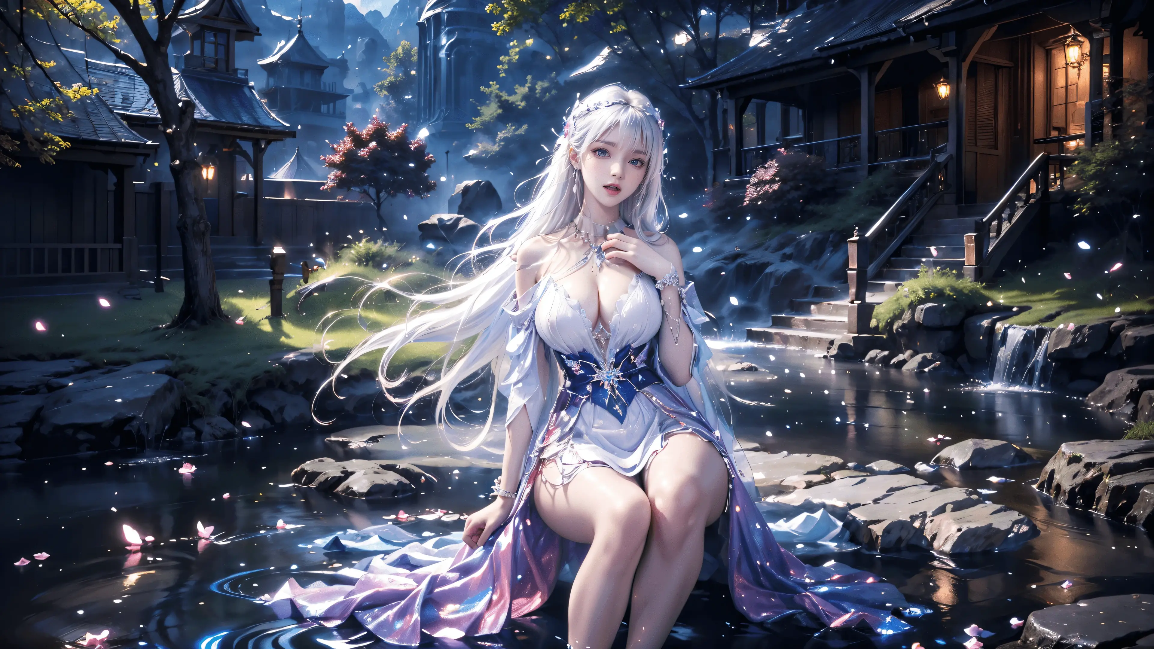 国漫神印王座圣采儿ai图集绘画二次元手机电脑高清壁纸