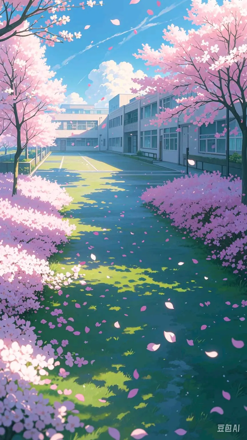 动漫桃花林场景图集