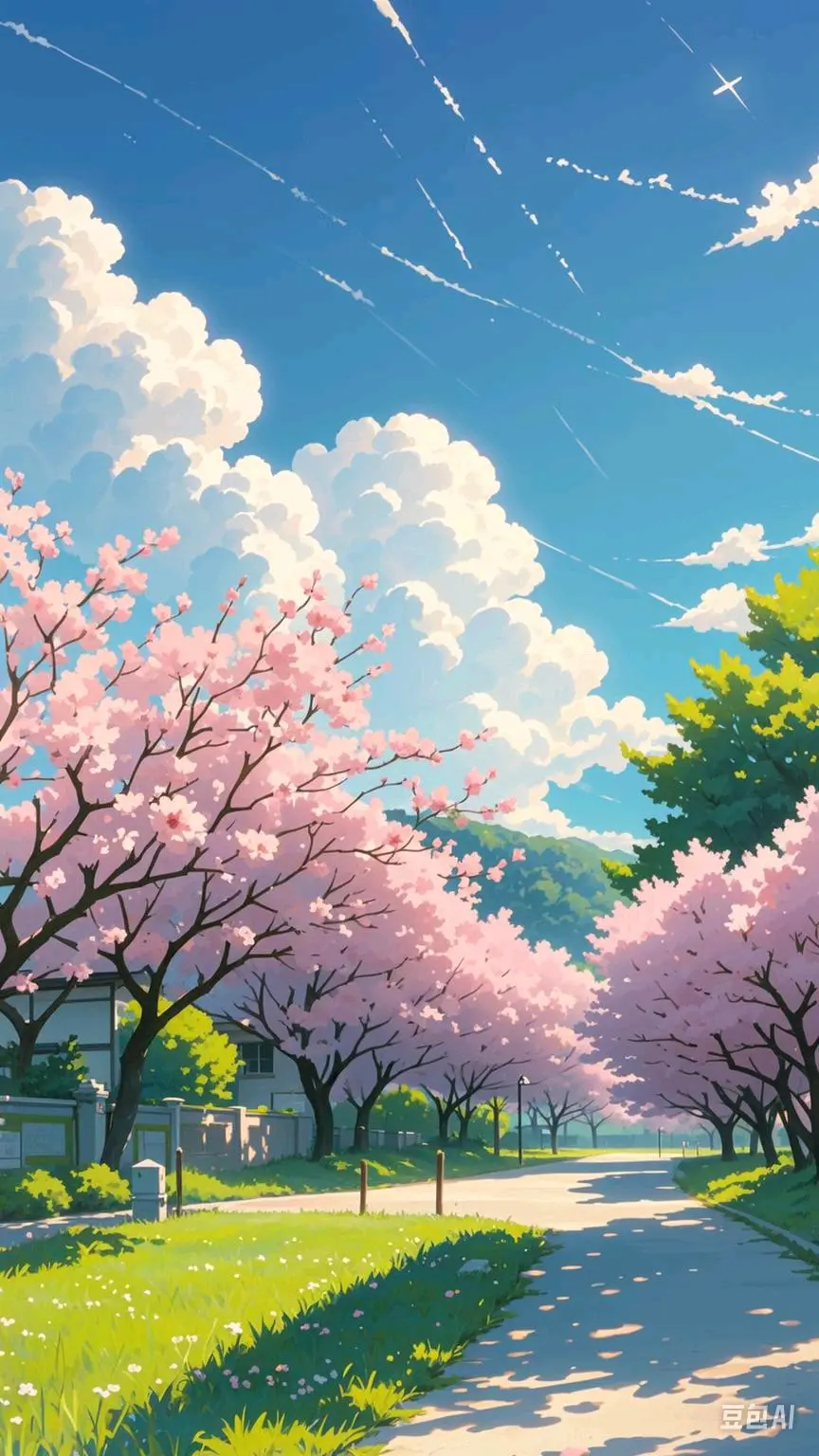 动漫桃花林场景图集