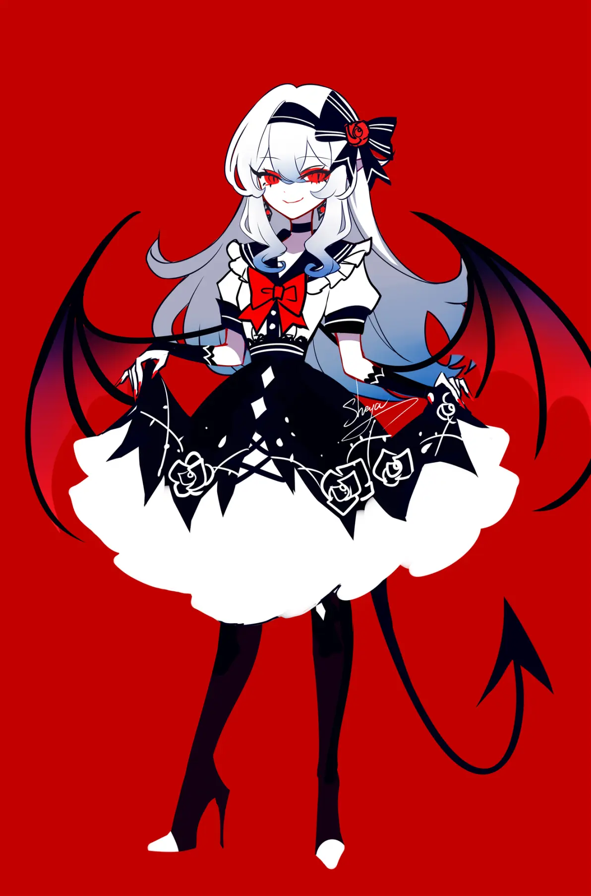 oc设定集2.0   旧作插图