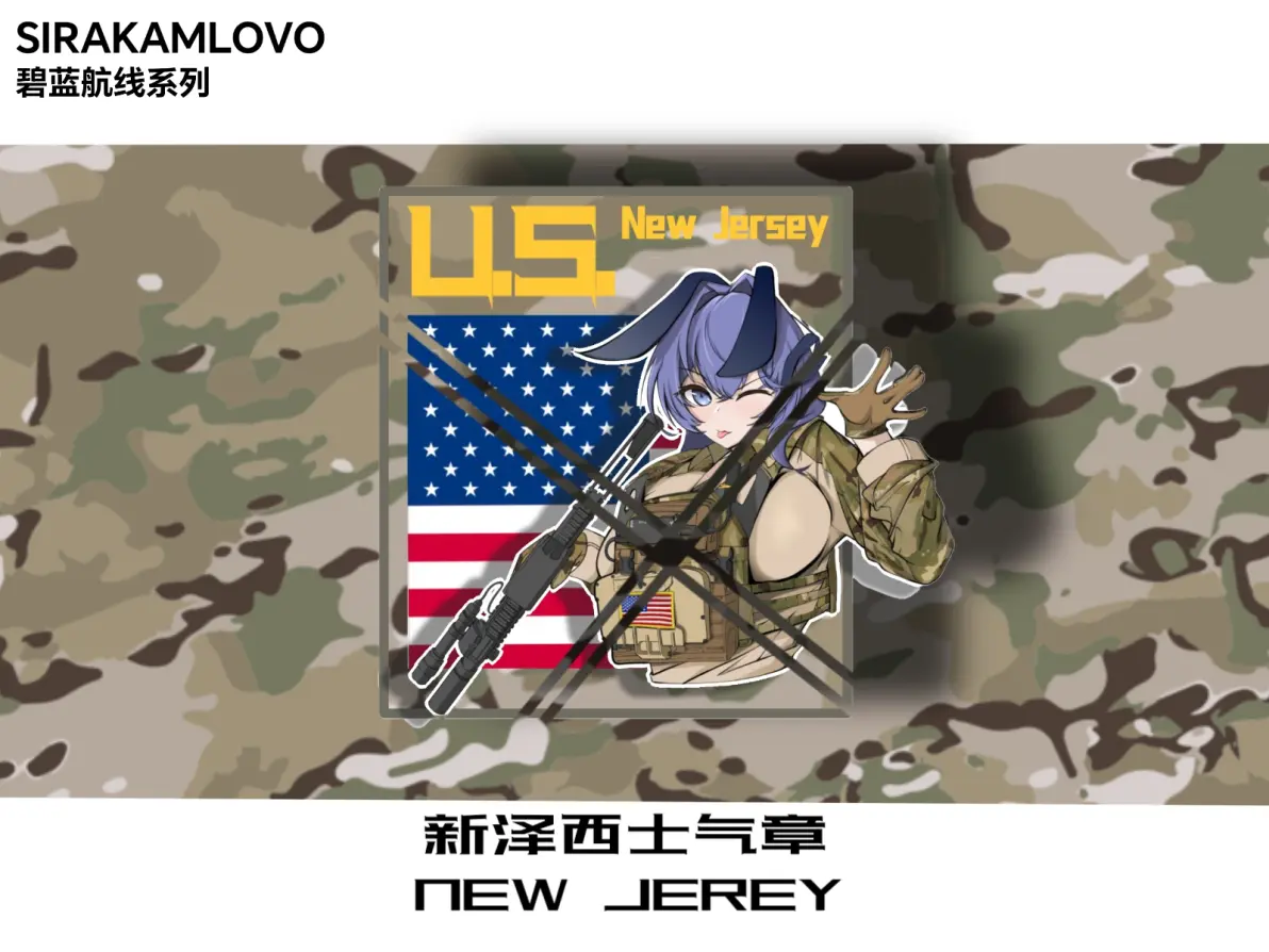 新泽西士气章!
