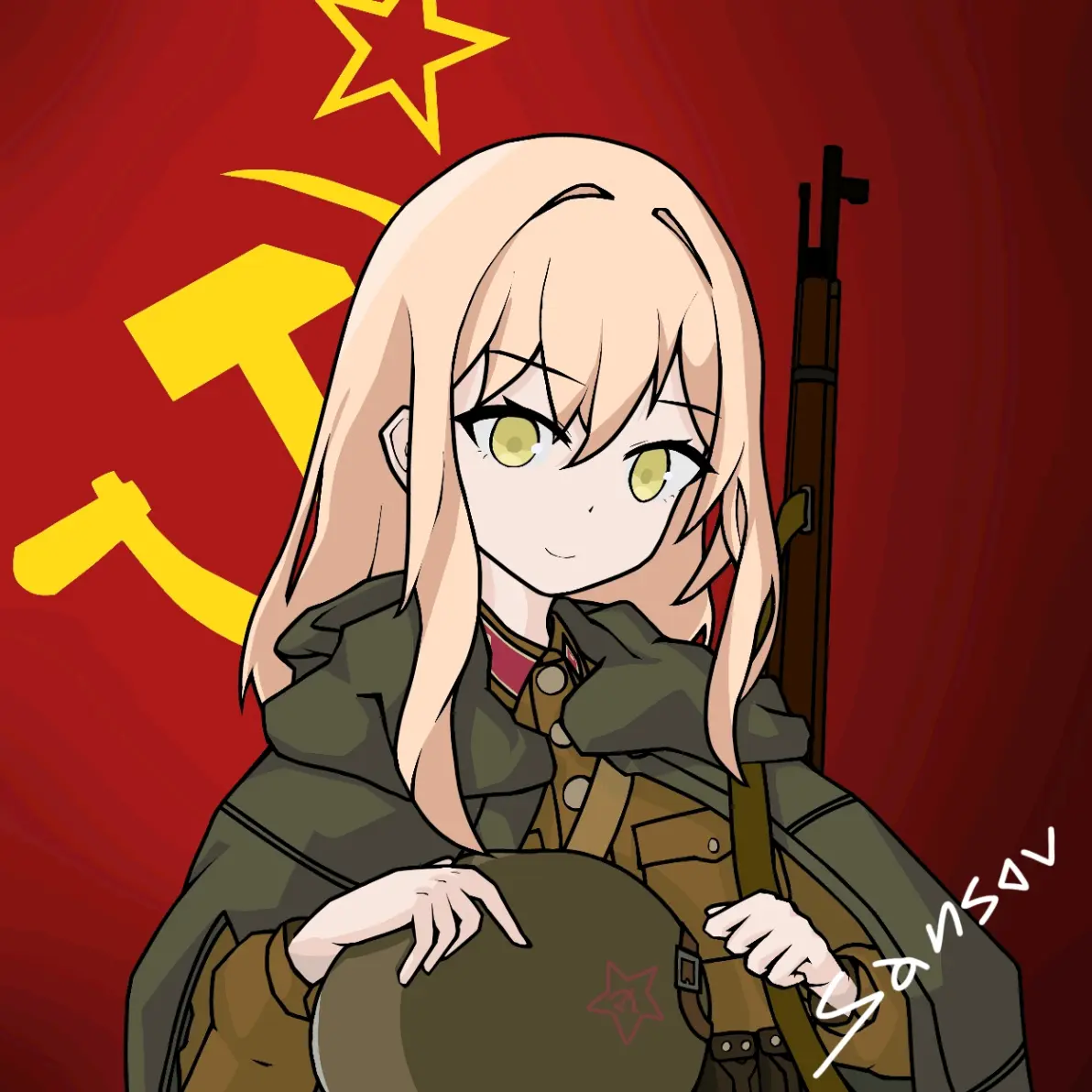 来自p站上の苏军娘化