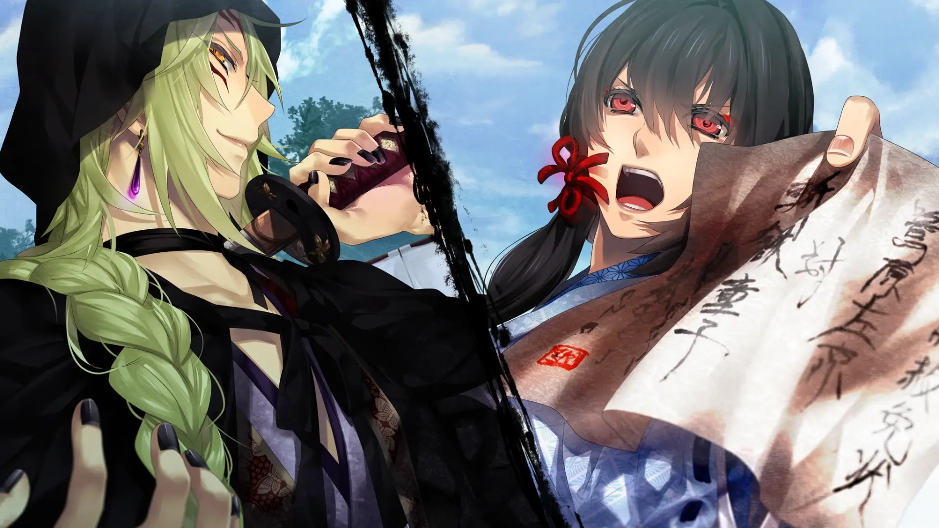 【剑为君舞】鹭原左京 cg - 哔哩哔哩