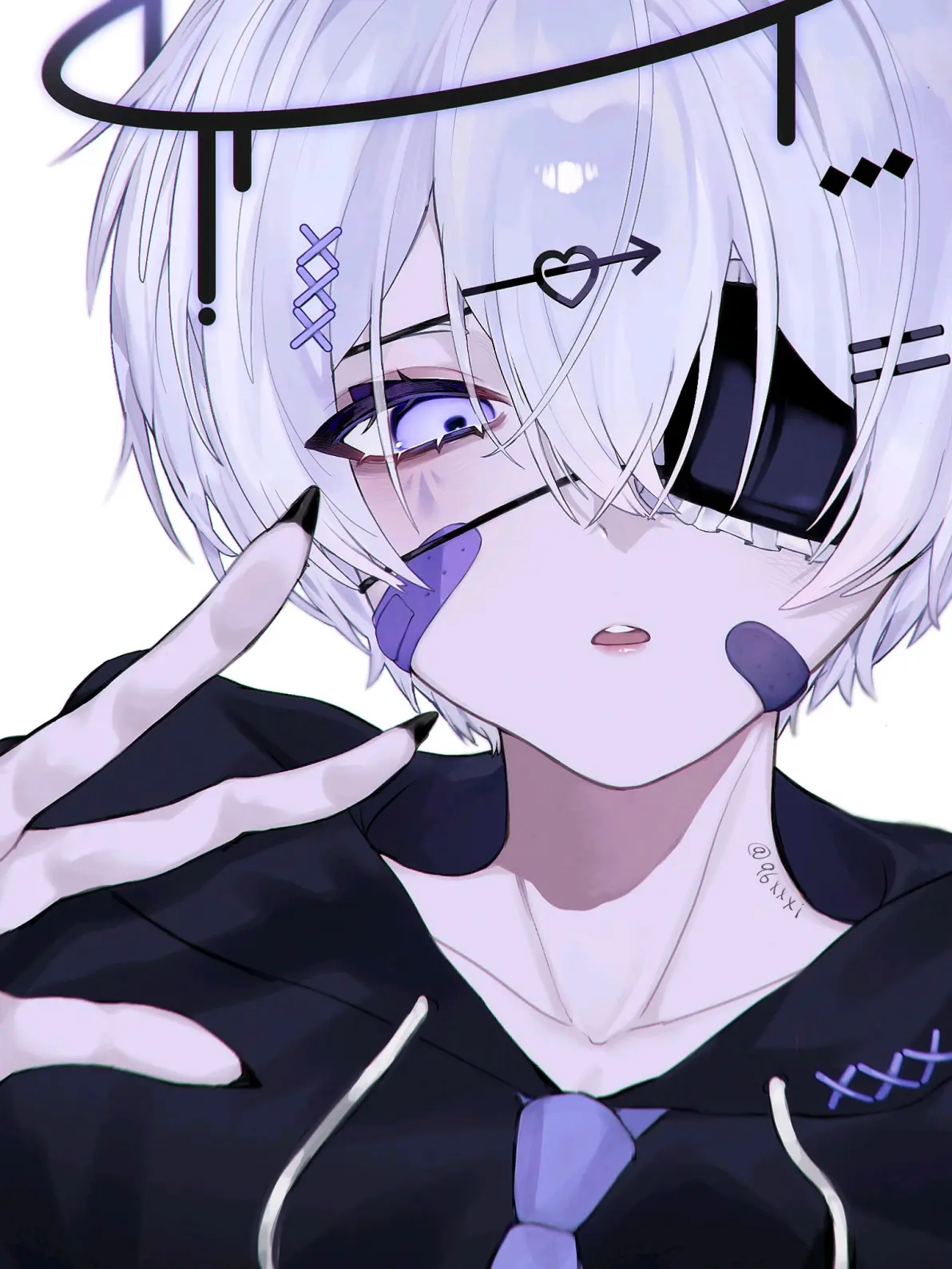 单眼罩男子插画特辑