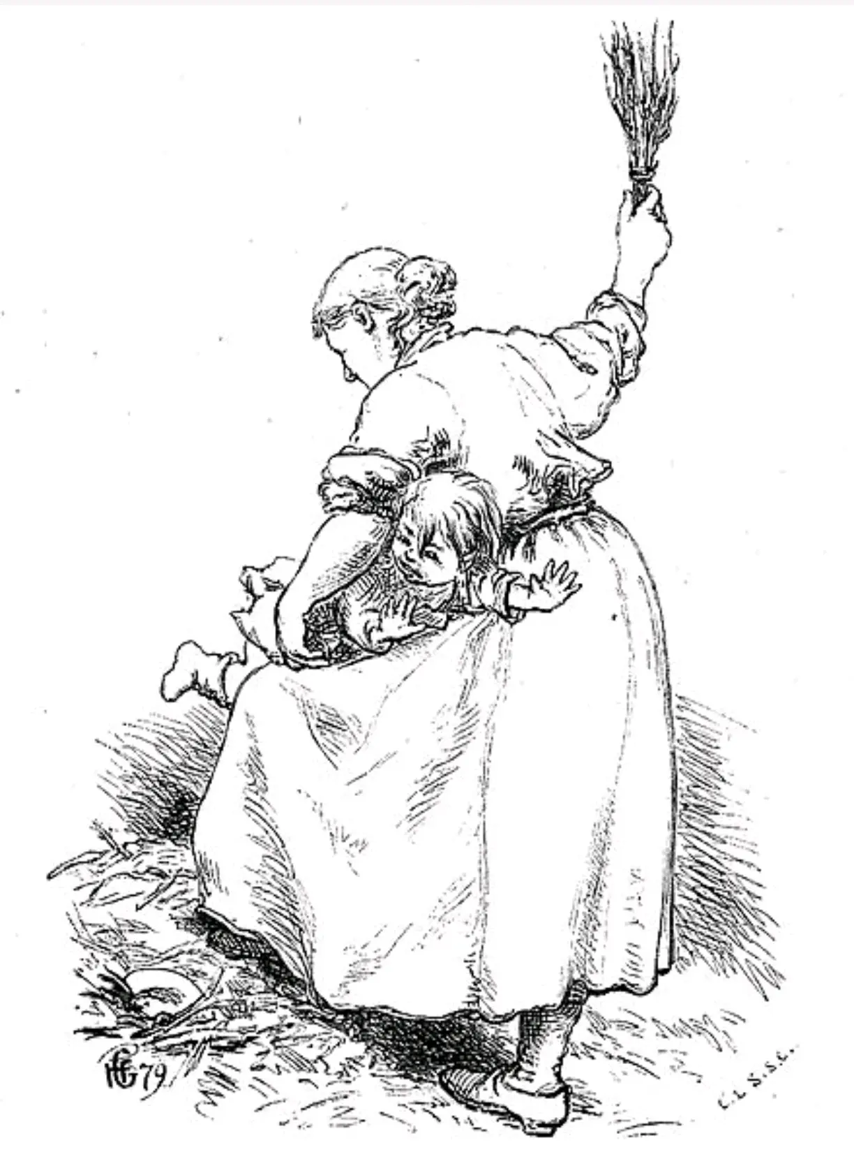 挪威民谣中的打屁屁插图