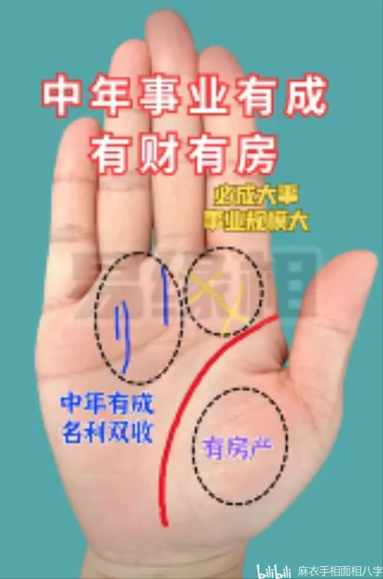为人随和、聪慧机敏的手相 - 哔哩哔哩